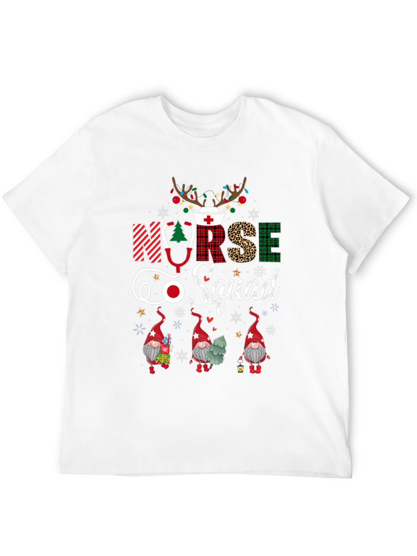 Nurse Squad Christmas Graphic Tee