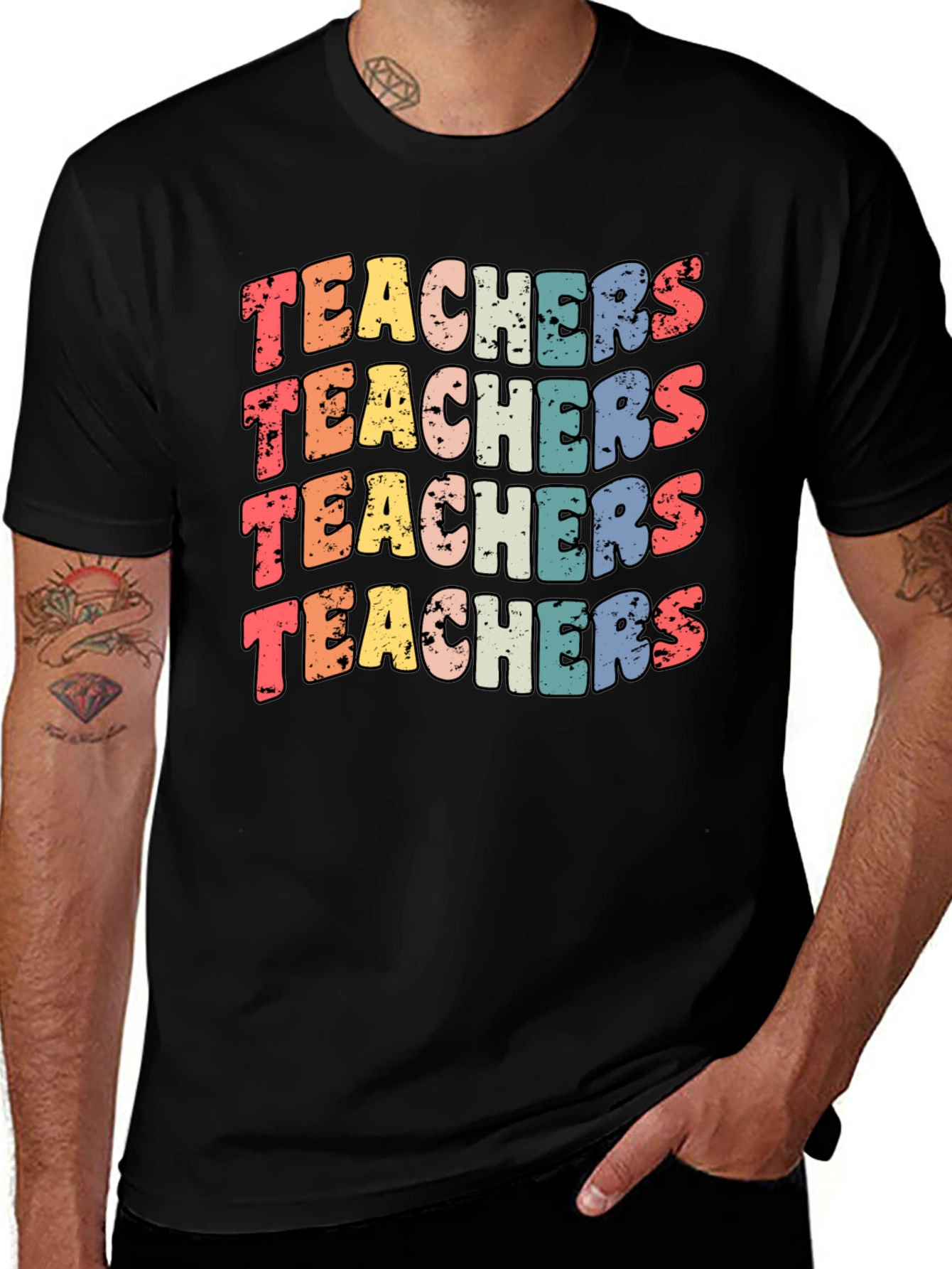 Retro Teachers Graphic Tee