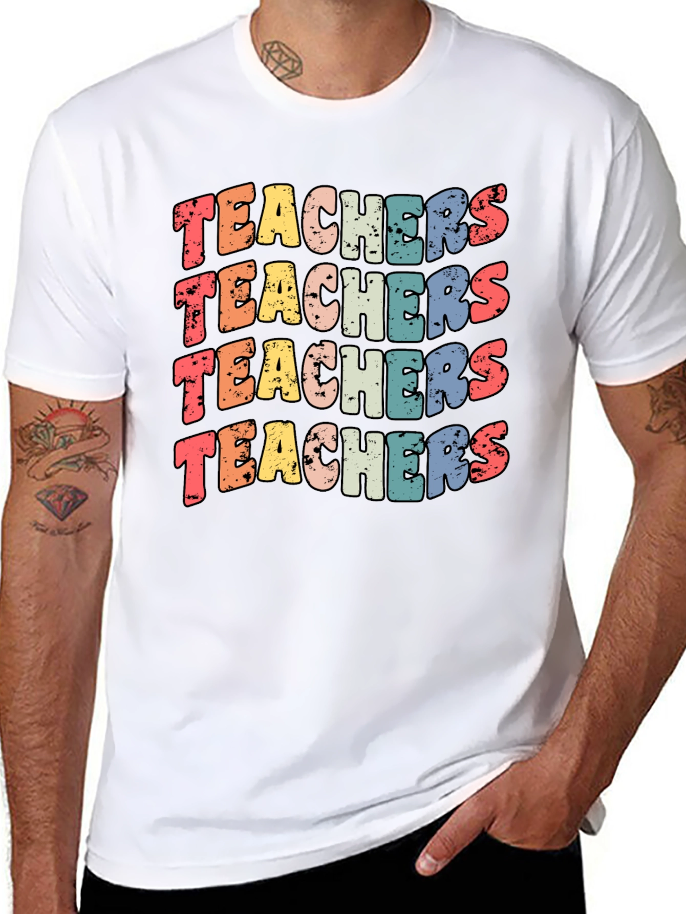 Retro Teachers Graphic Tee