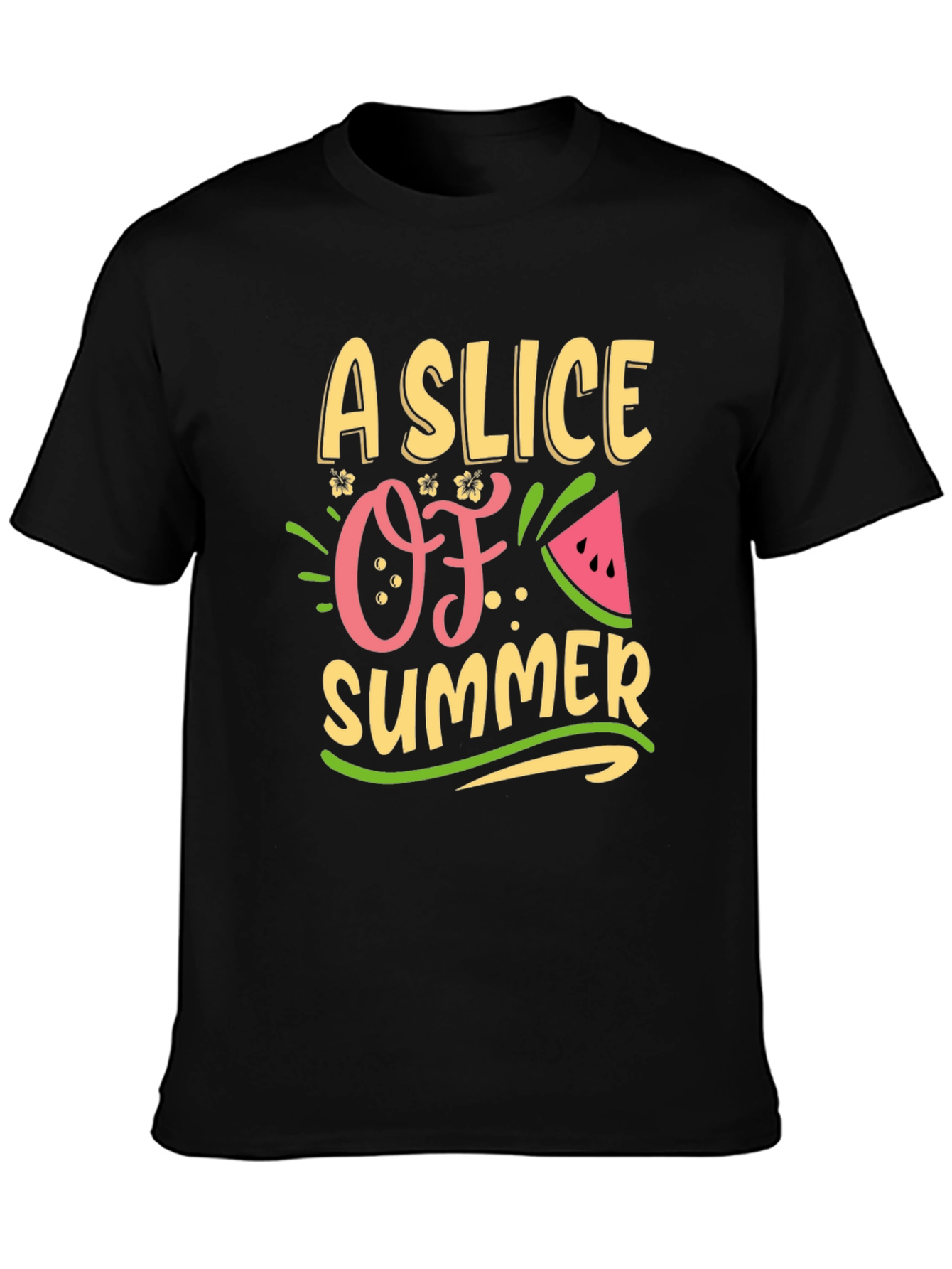 A Slice of Summer Graphic Tee - Black