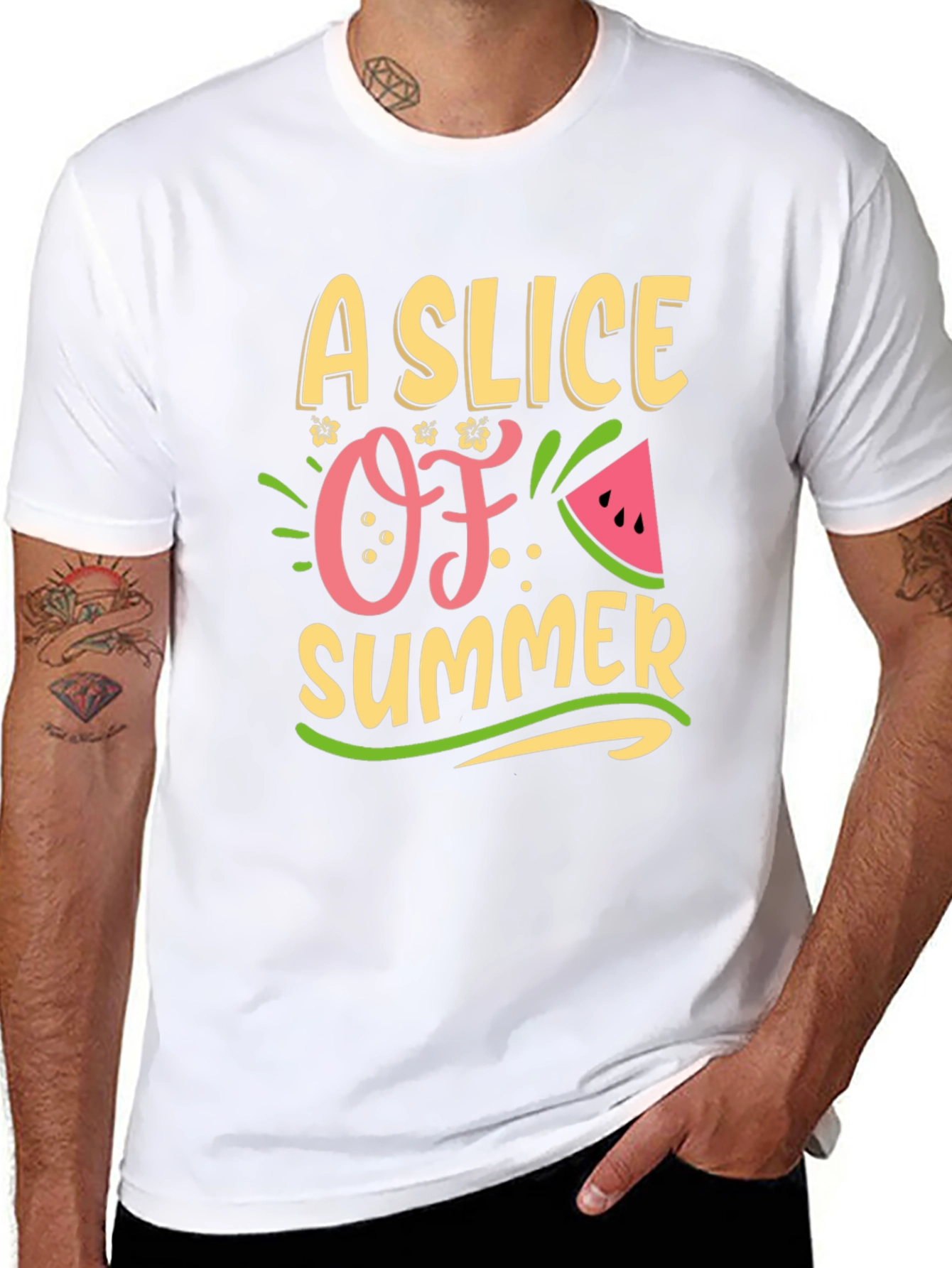 A Slice of Summer Graphic Tee - Black