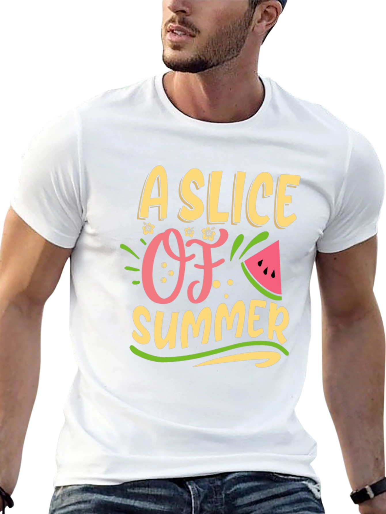 A Slice of Summer Graphic Tee - Black