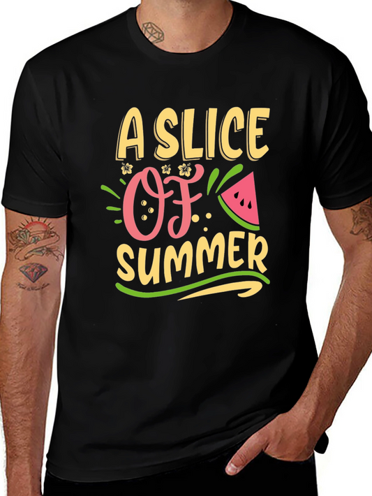 A Slice of Summer Graphic Tee - Black