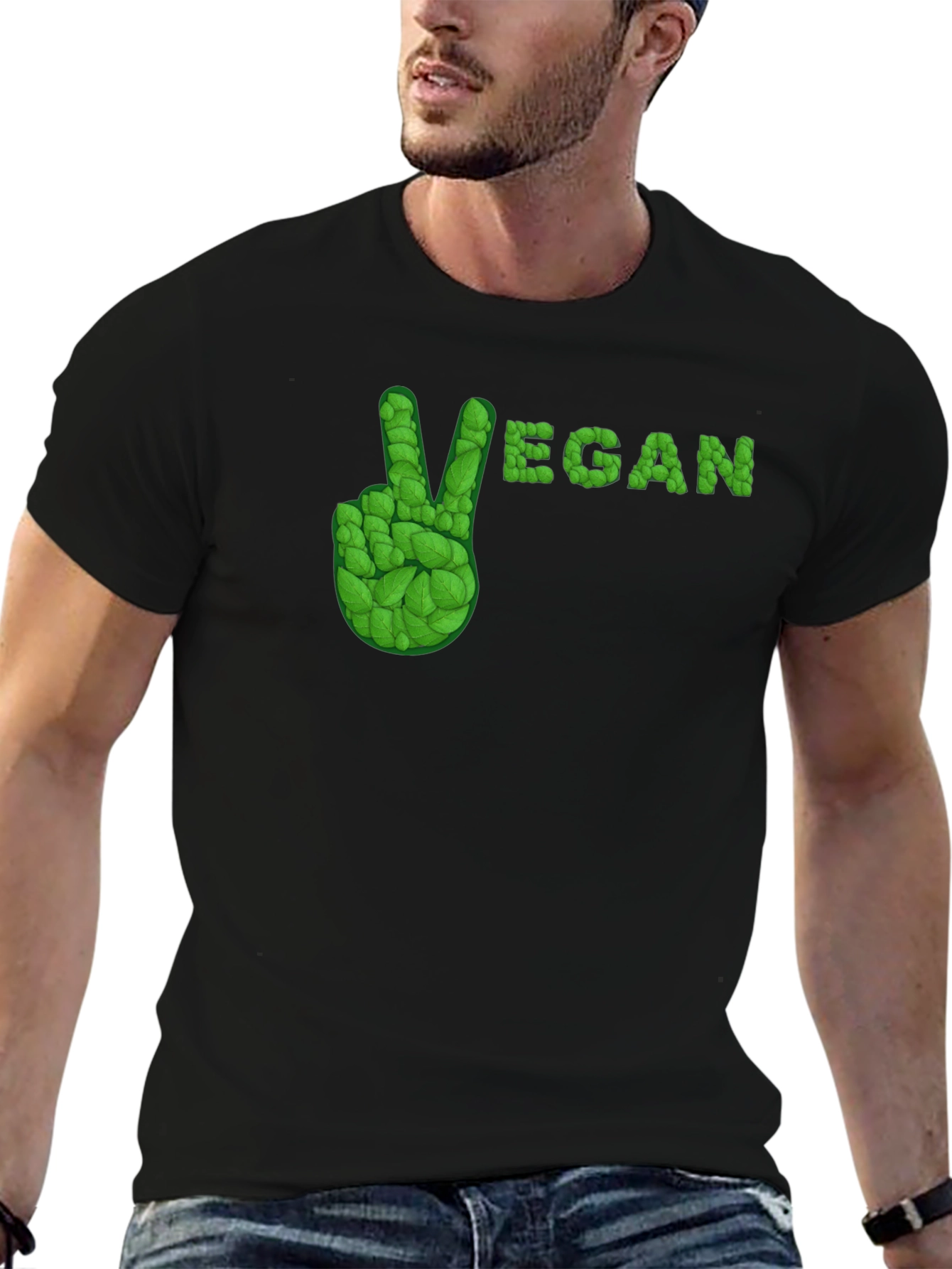 Vegan Peace Sign T-Shirt