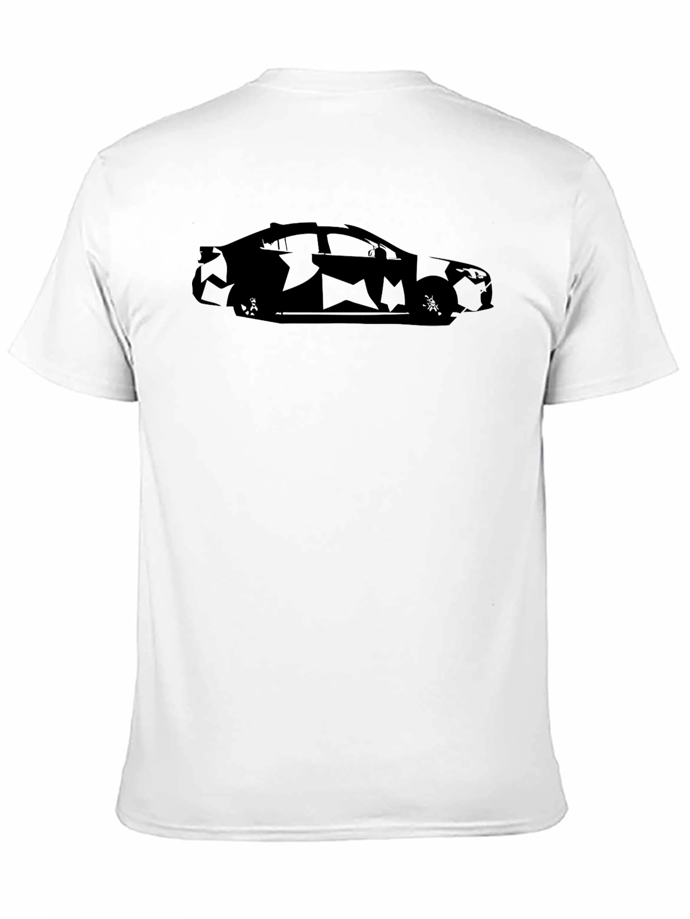 Sleek Car Silhouette Tee - Black