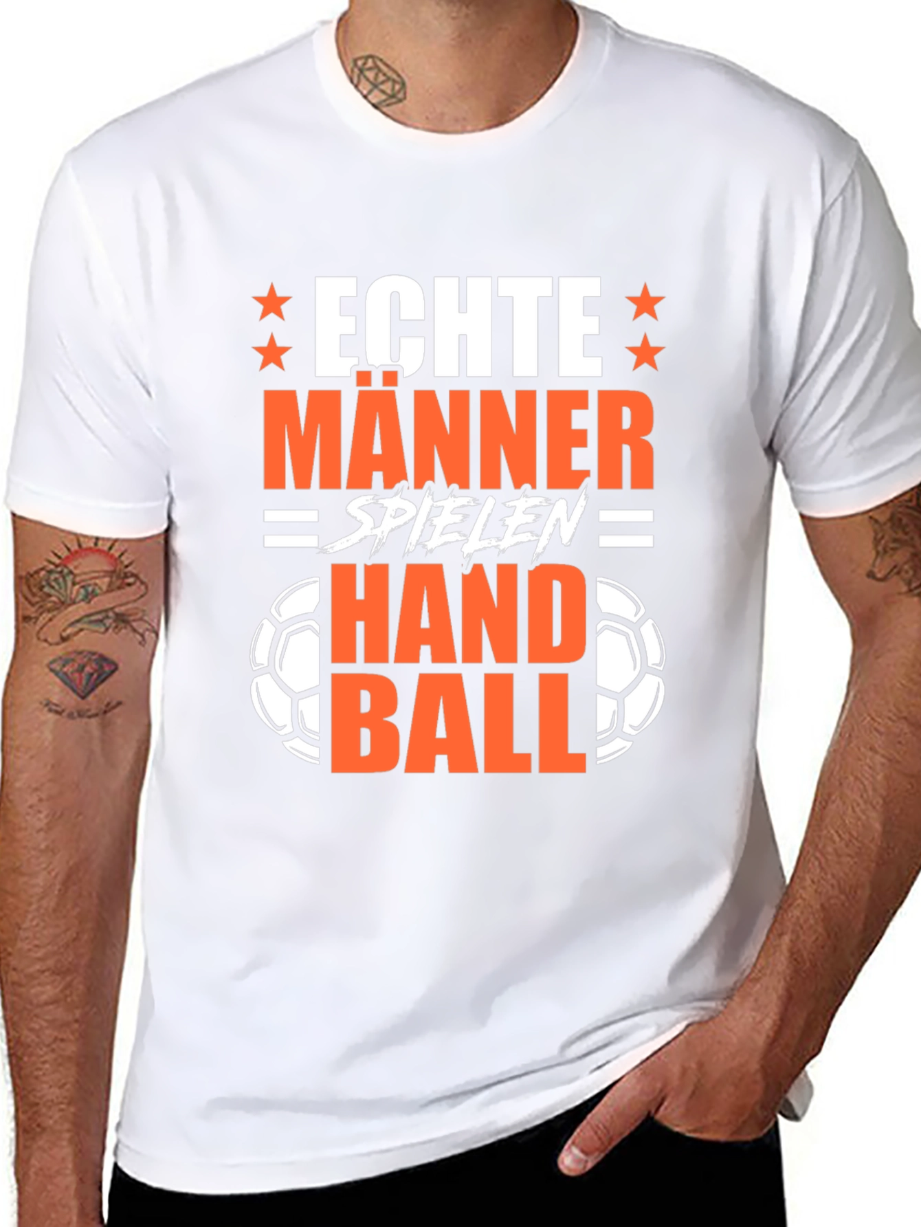 Echte Männer Handball T-Shirt