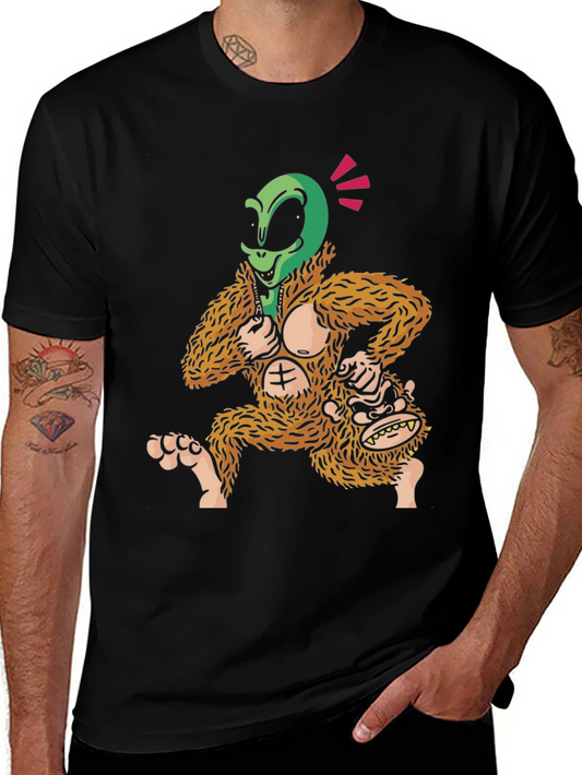 Alien in Gorilla Suit T-Shirt - Funny Graphic Tee