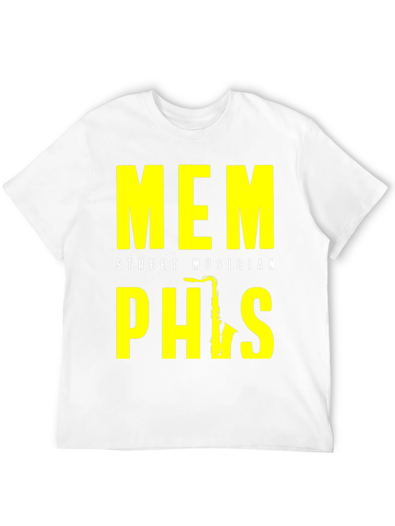 Memphis Street Musician Saxophone T-Shirt