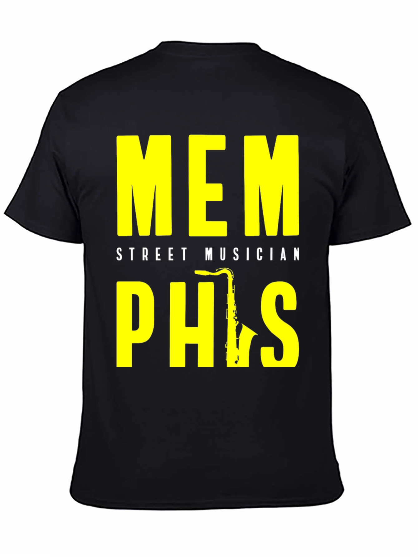 Memphis Street Musician Saxophone T-Shirt