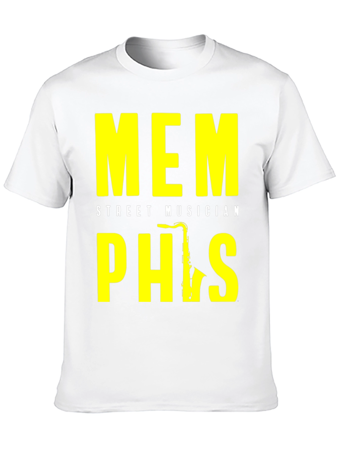 Memphis Street Musician Saxophone T-Shirt