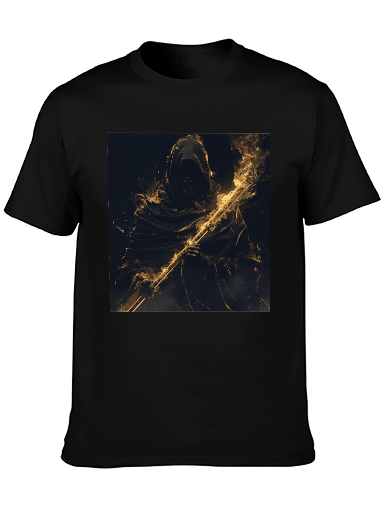 Grim Reaper Graphic Black T-Shirt