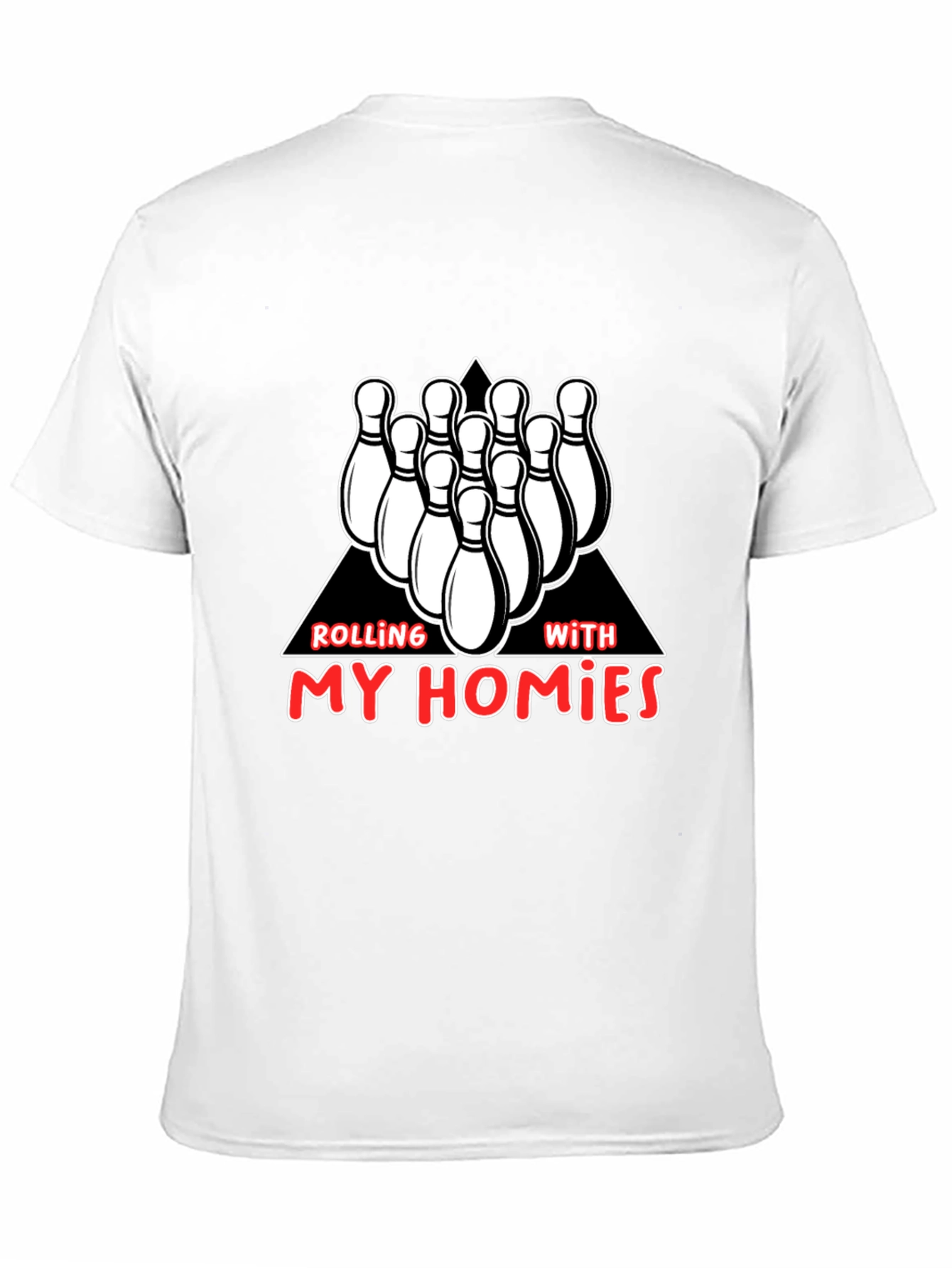 Rolling with My Homies Bowling Graphic Tee