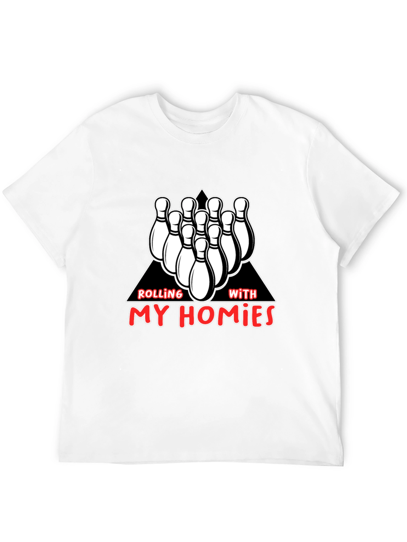 Rolling with My Homies Bowling Graphic Tee