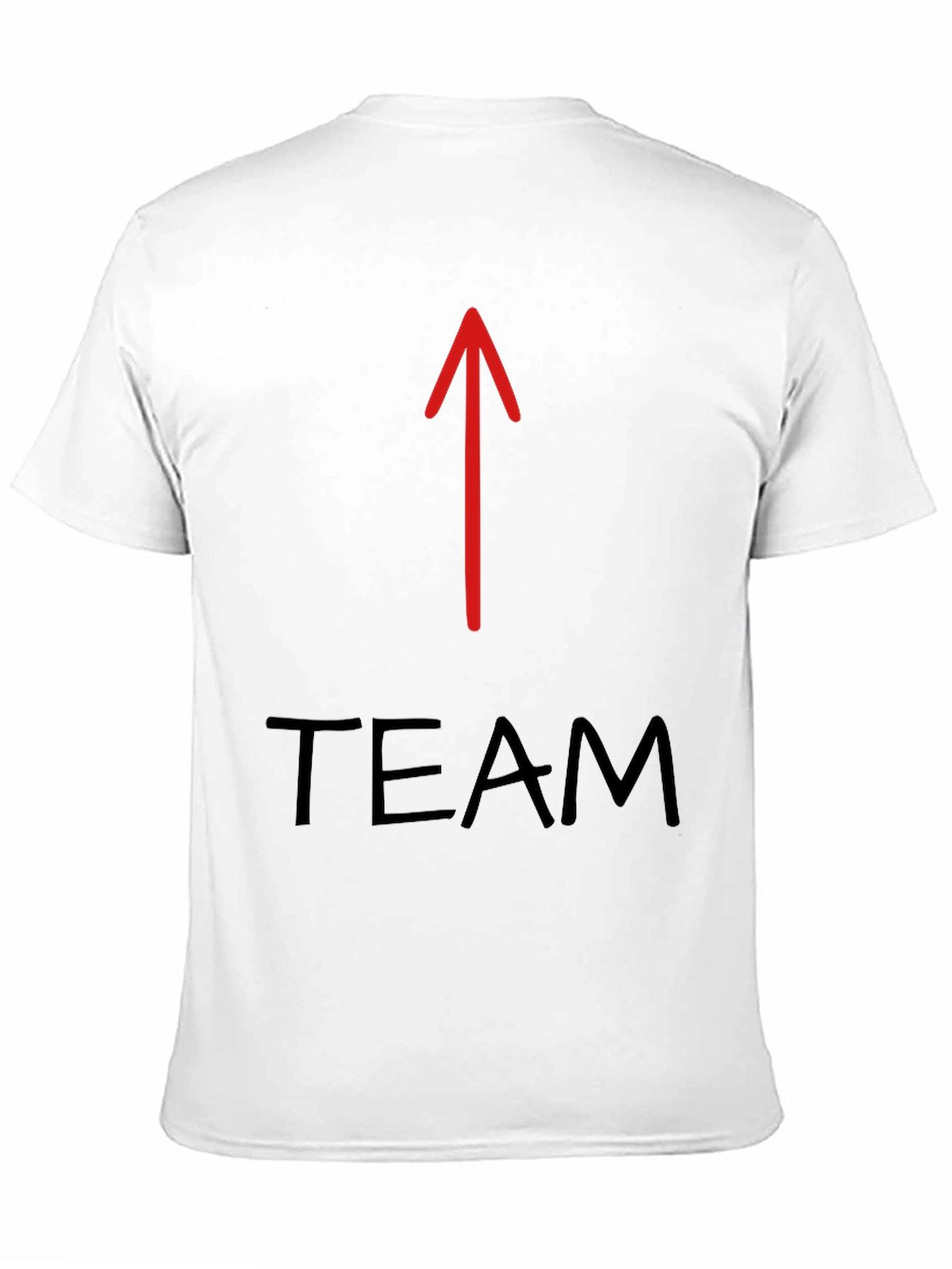 Team Arrow Graphic Tee - Black Cotton T-Shirt