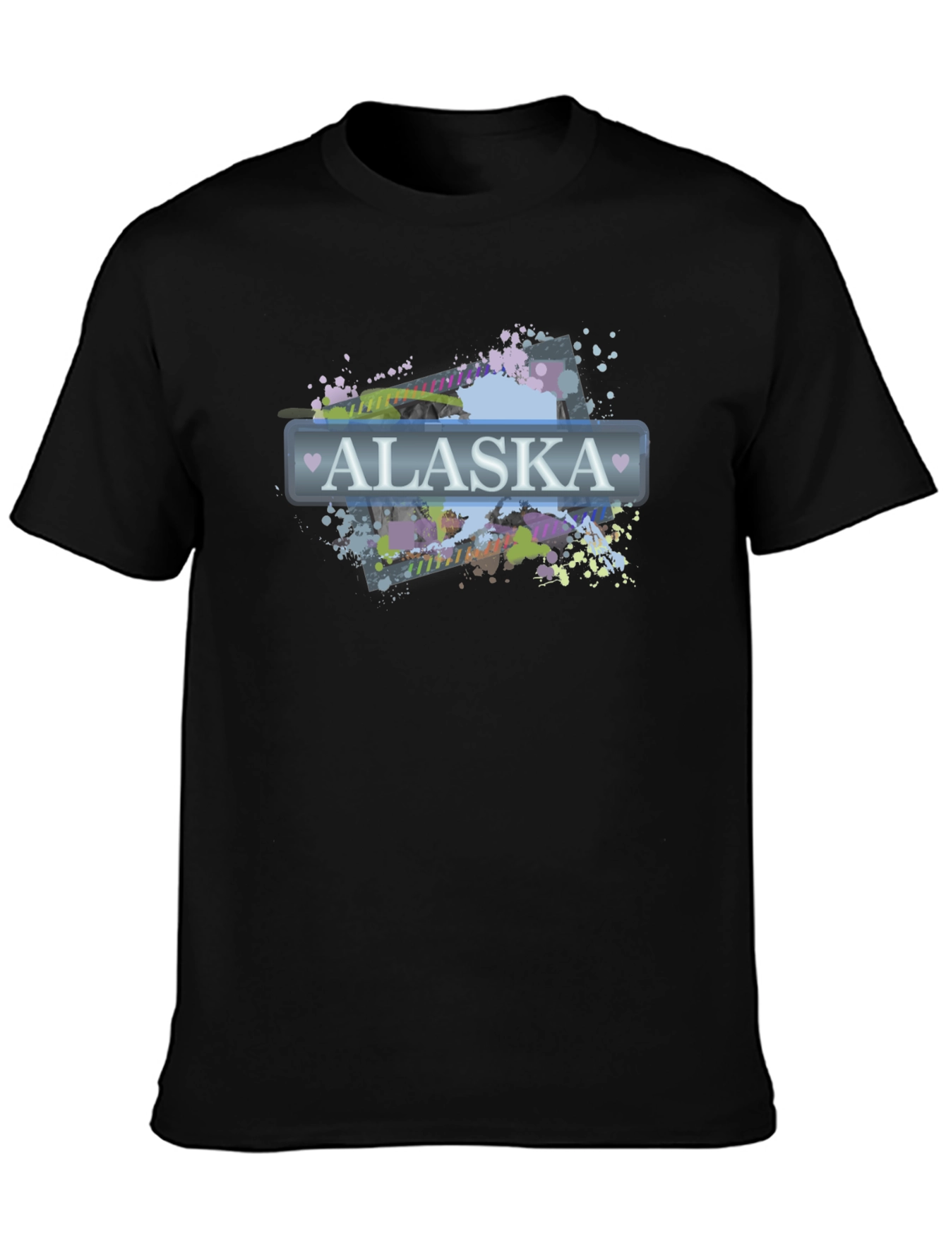 Alaska Graphic Print Crew Neck T-Shirt