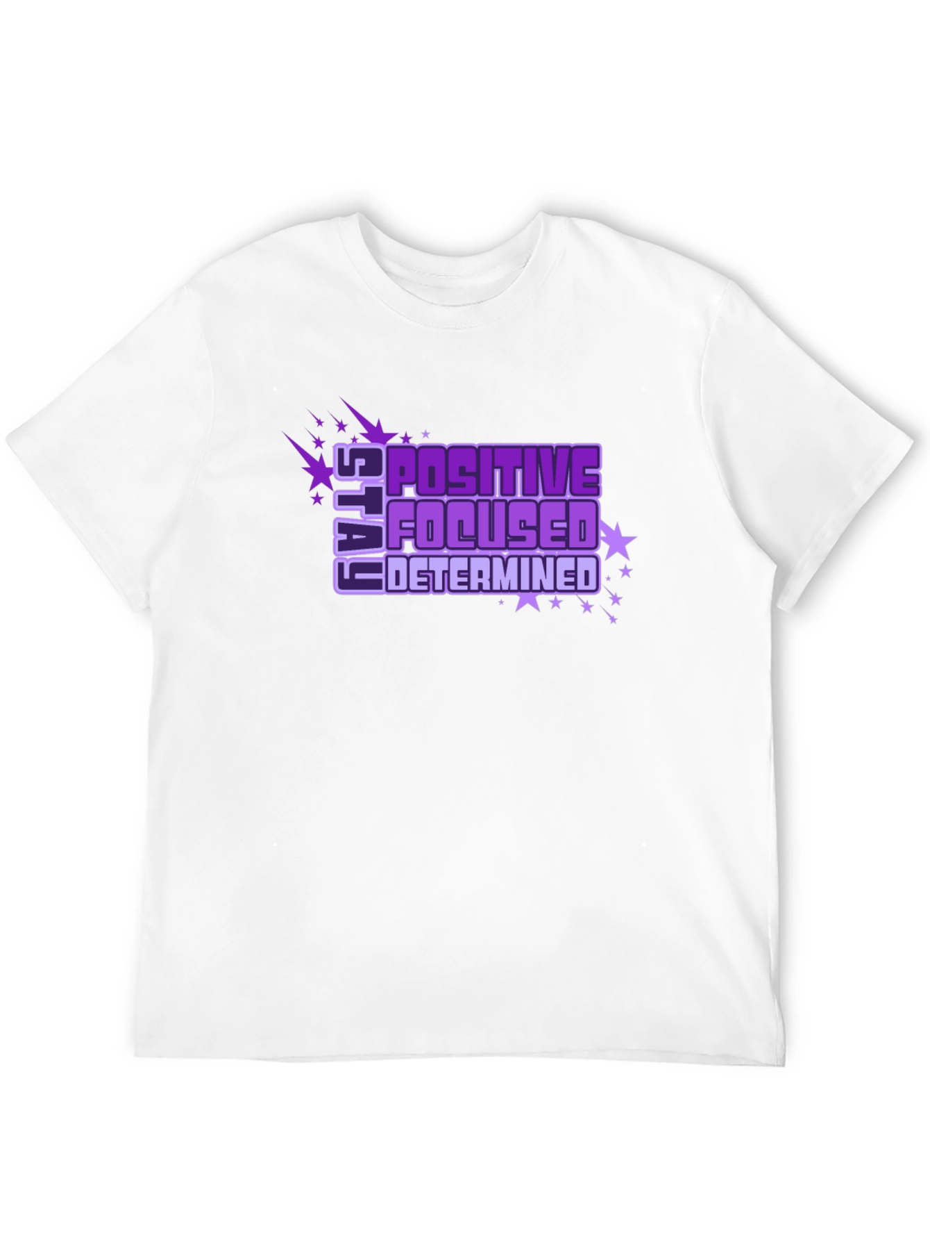 Positive Focused Determined Graphic Tee