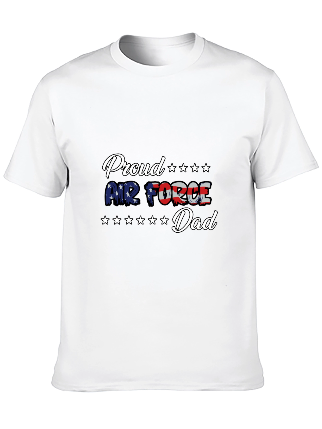Proud Air Force Dad Graphic T-Shirt