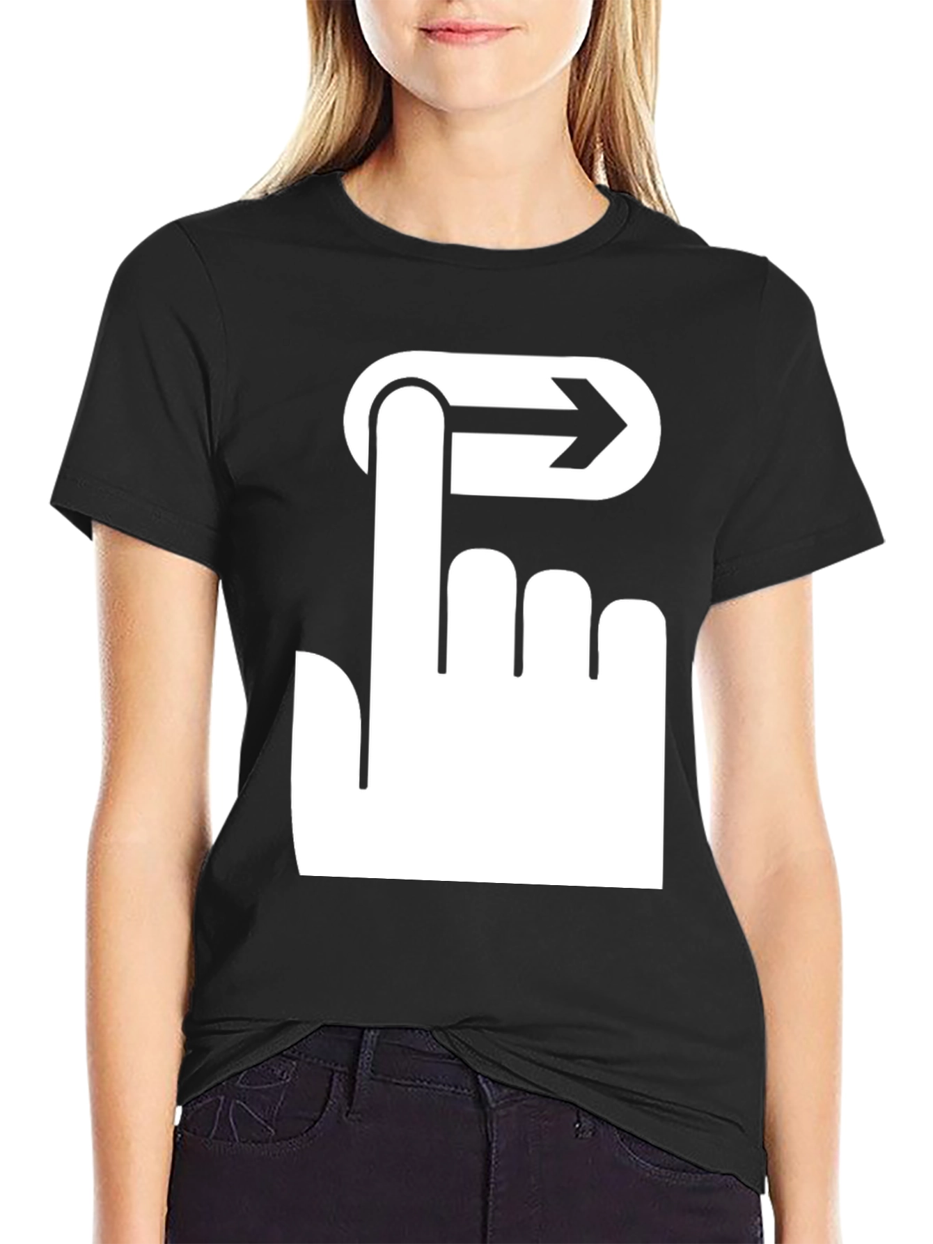 Swipe Right Graphic Tee - Modern Humor T-Shirt