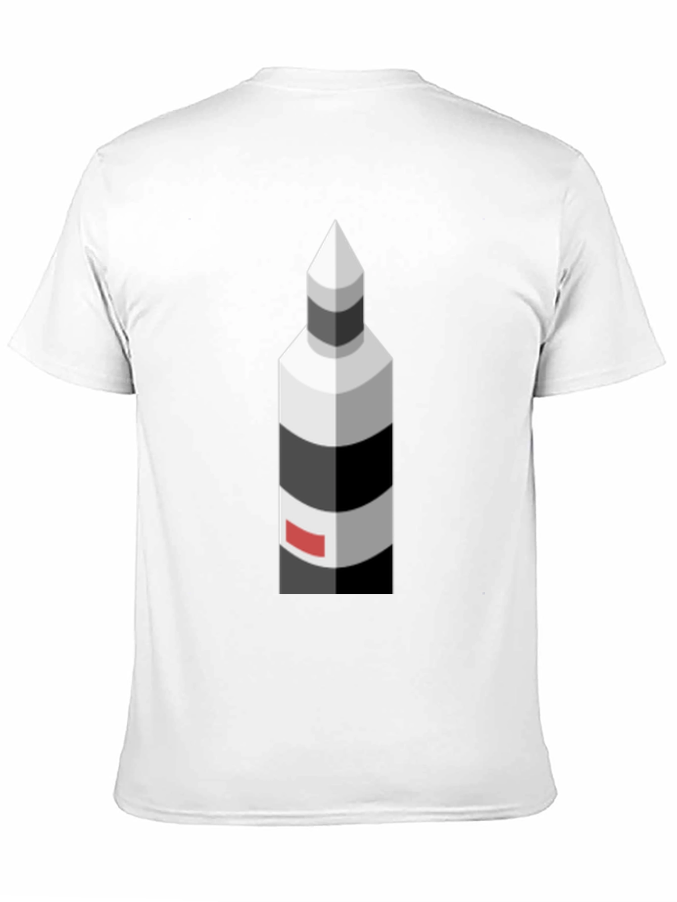 Isometric Lighthouse Graphic Tee - Stylish & Unique