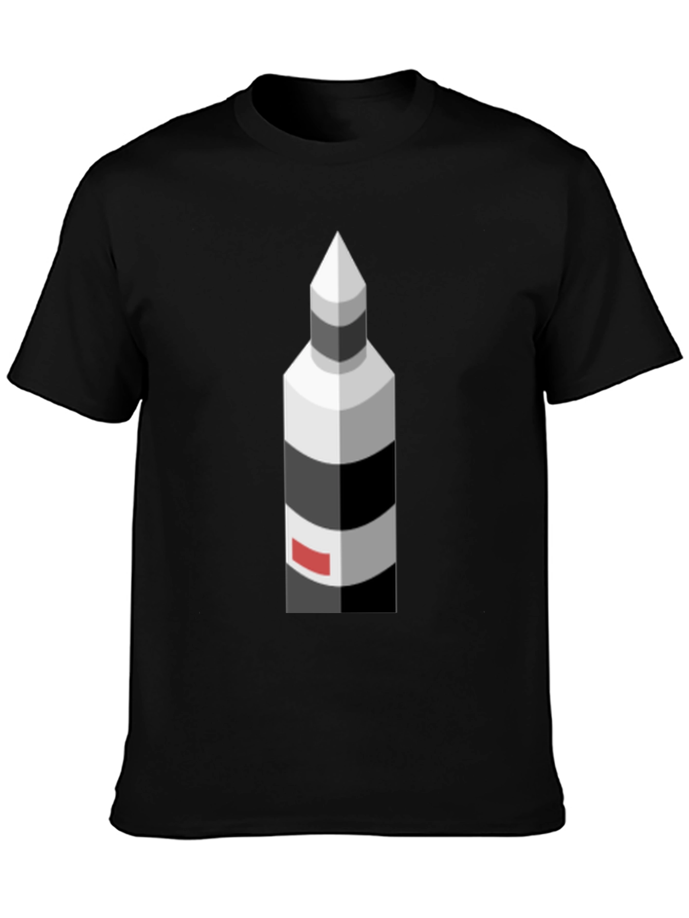 Isometric Lighthouse Graphic Tee - Stylish & Unique