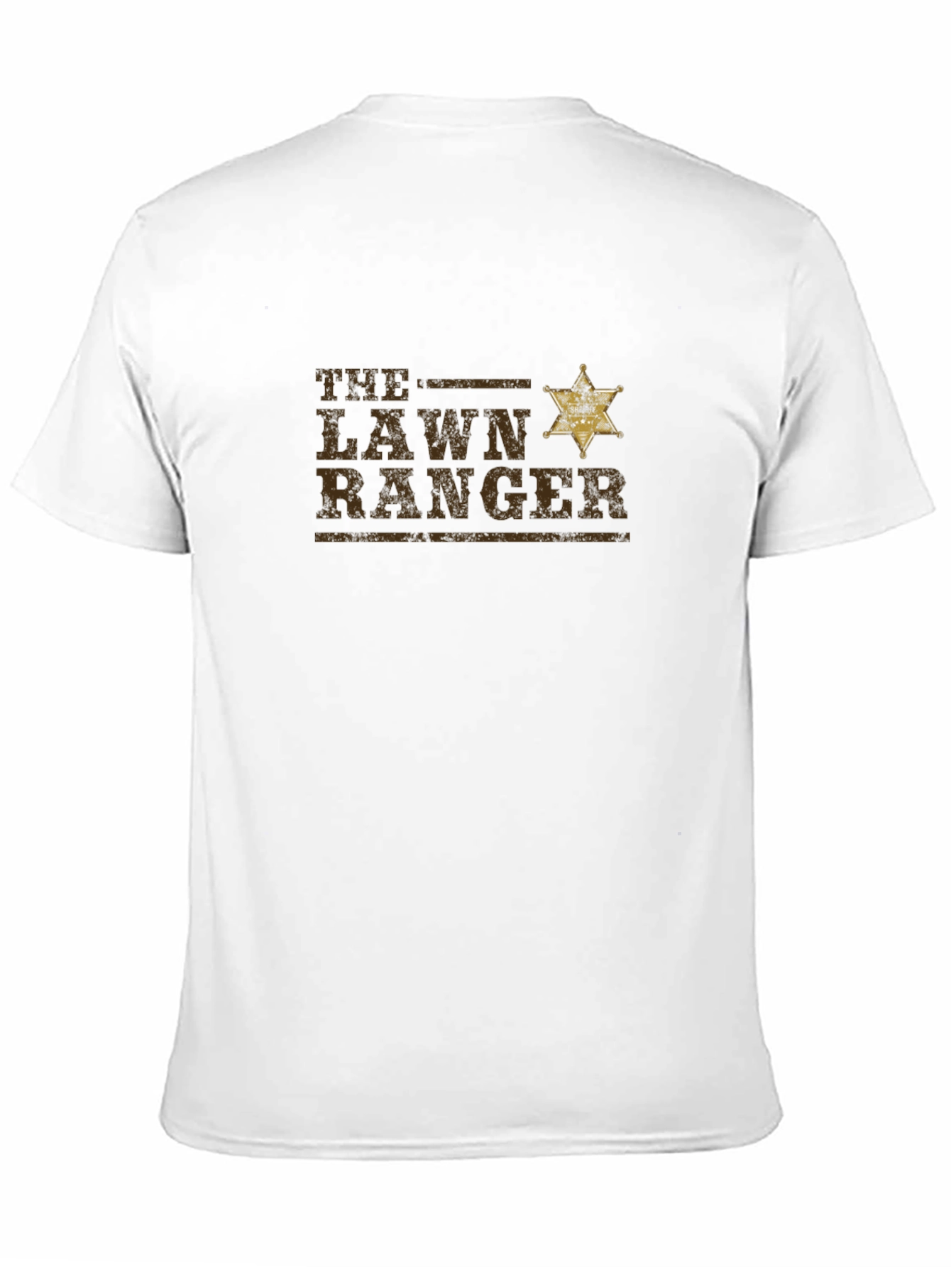 Lawn Ranger Graphic T-Shirt - Black Cotton Tee