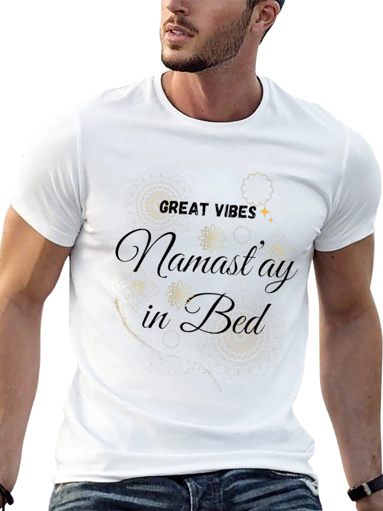 Namaste in Bed Graphic Tee