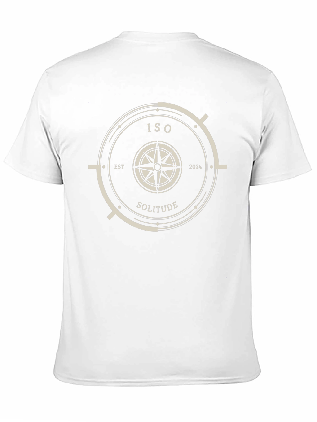 ISO Solitude Compass Graphic T-Shirt - Black