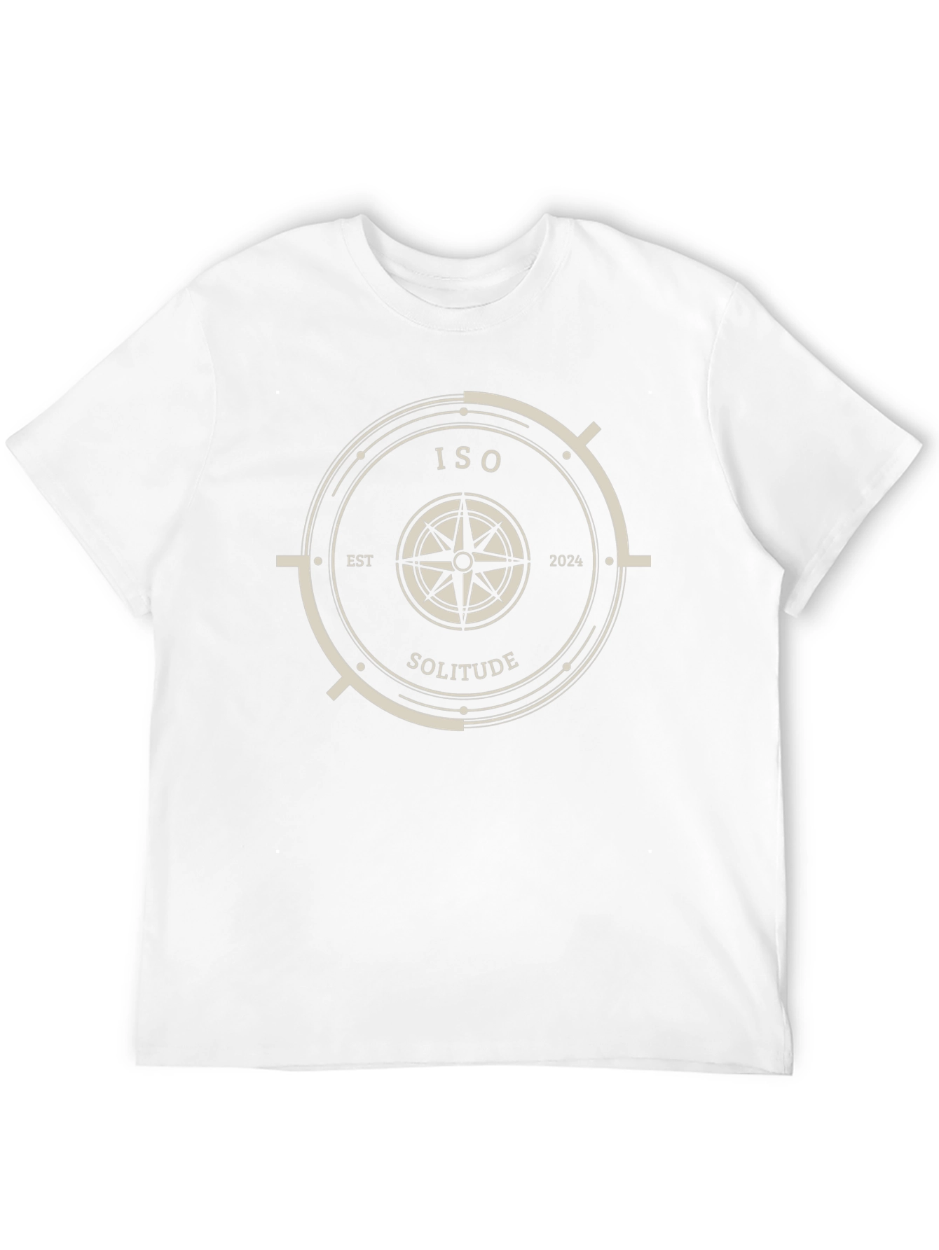 ISO Solitude Compass Graphic T-Shirt - Black