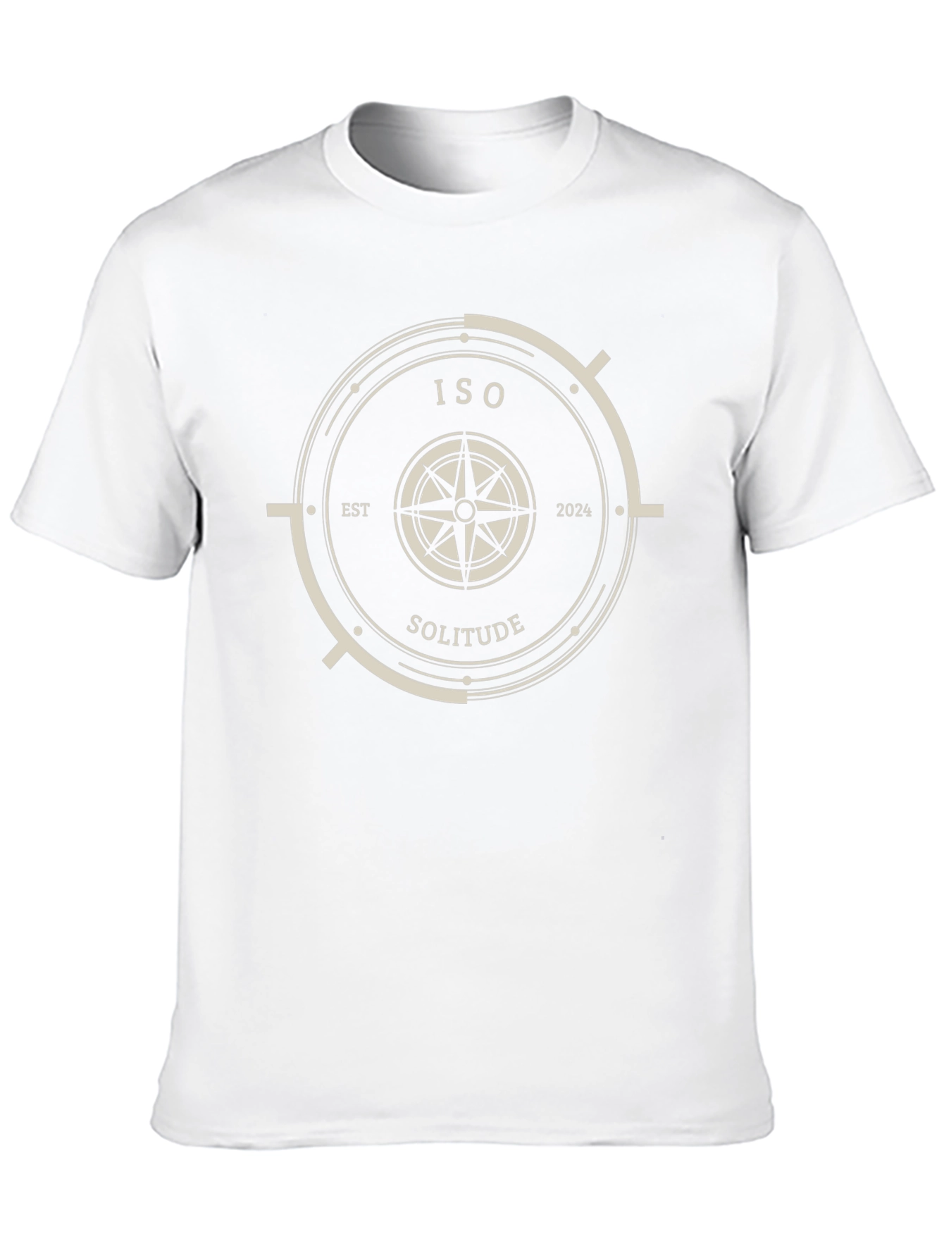 ISO Solitude Compass Graphic T-Shirt - Black