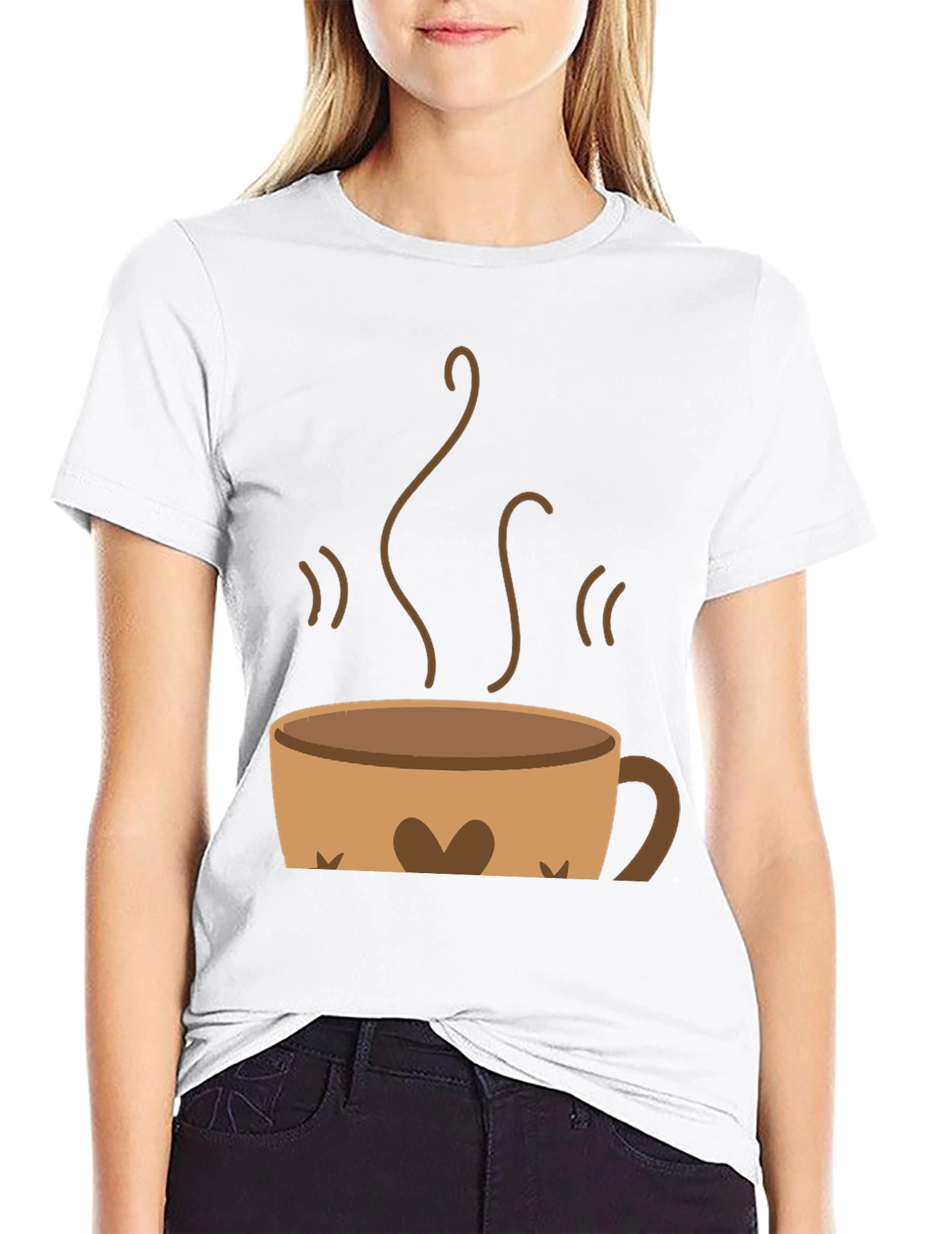 Coffee Cup Graphic Tee - Brewtiful Design