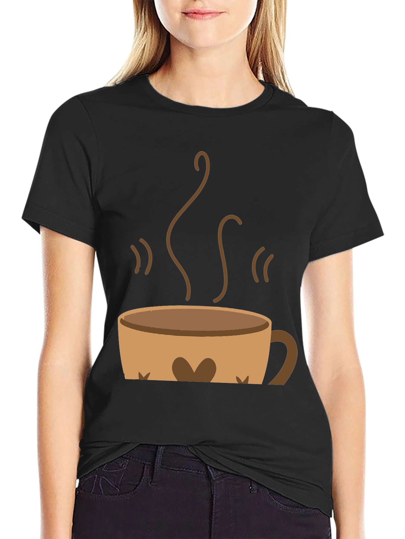 Coffee Cup Graphic Tee - Brewtiful Design