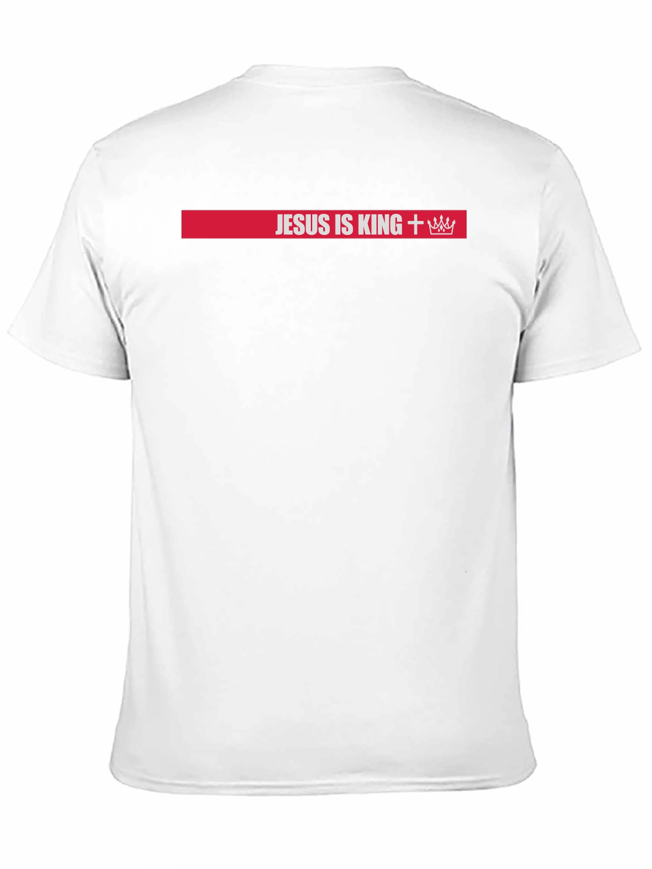Jesus is King T-Shirt: Red Bar Design