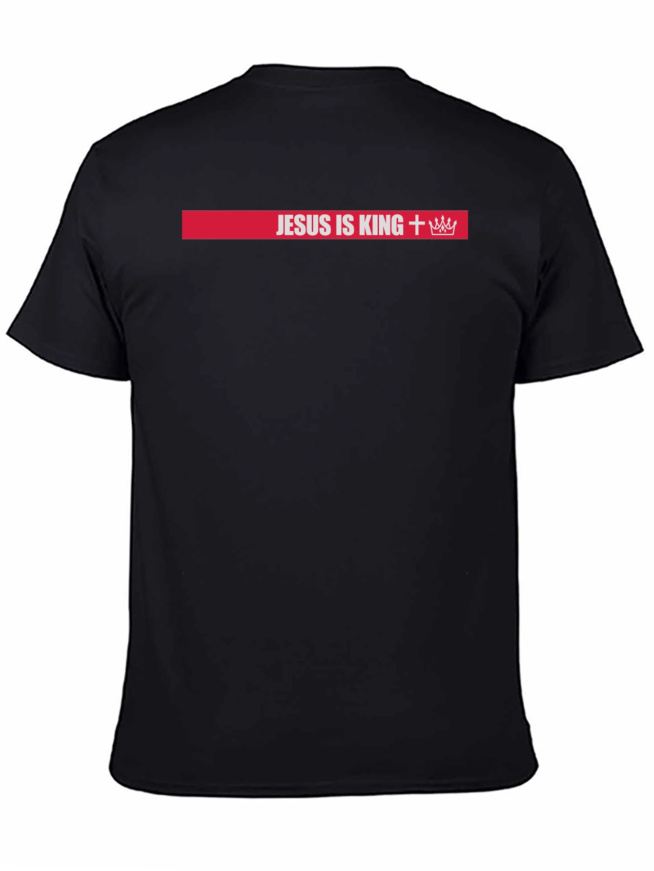 Jesus is King T-Shirt: Red Bar Design