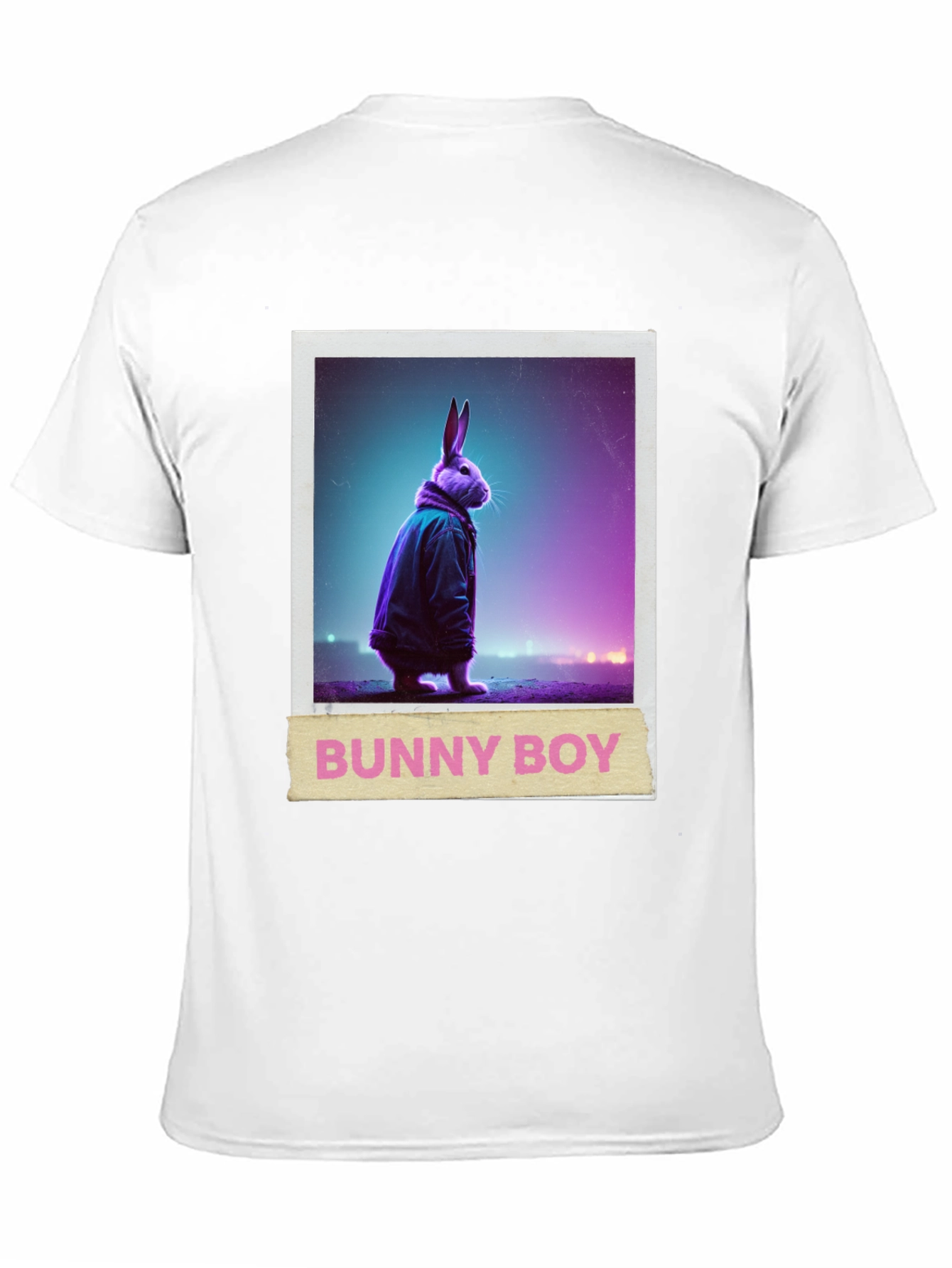 Bunny Boy Graphic Tee - Trendy Casual Wear