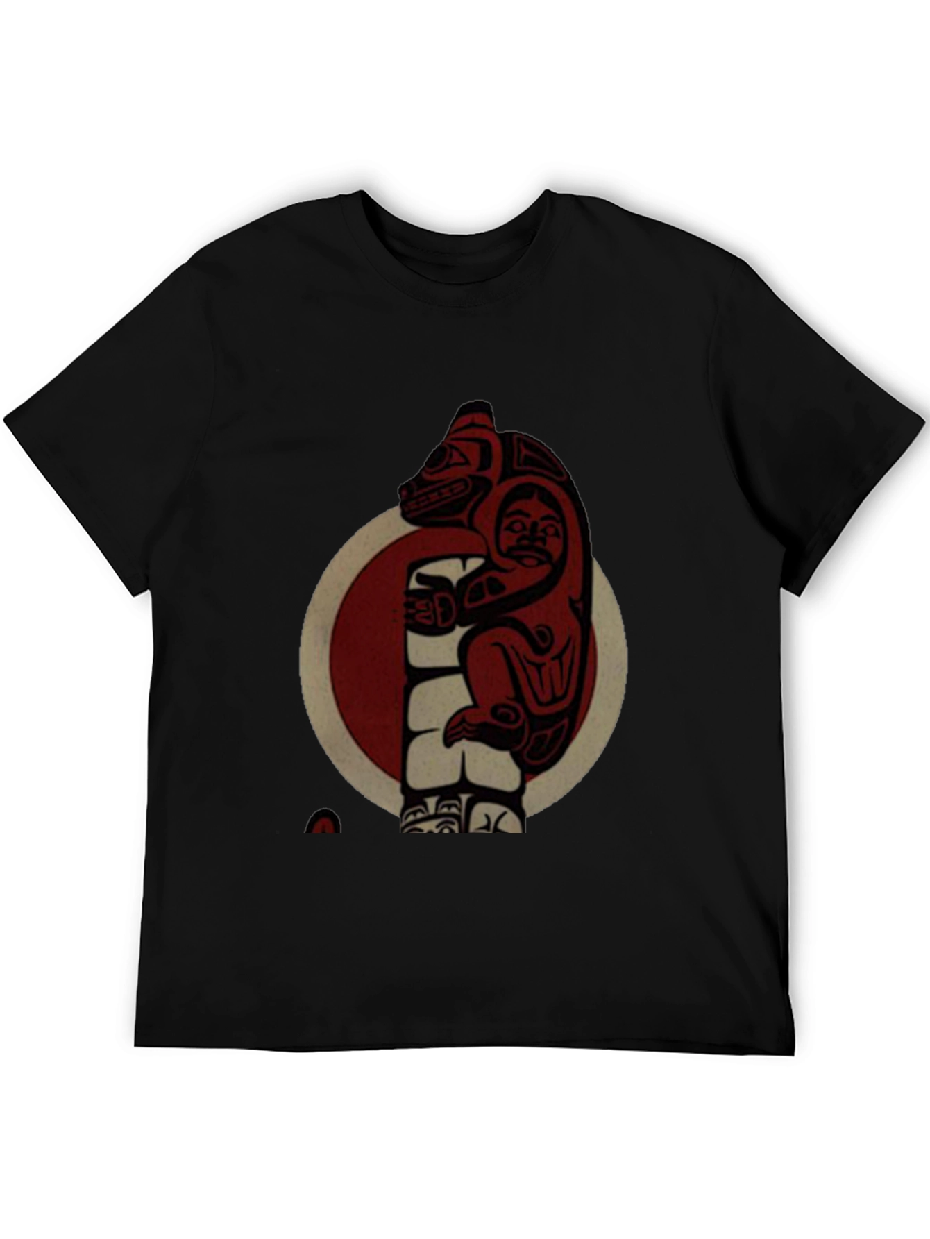 Native Art Bear Graphic T-Shirt