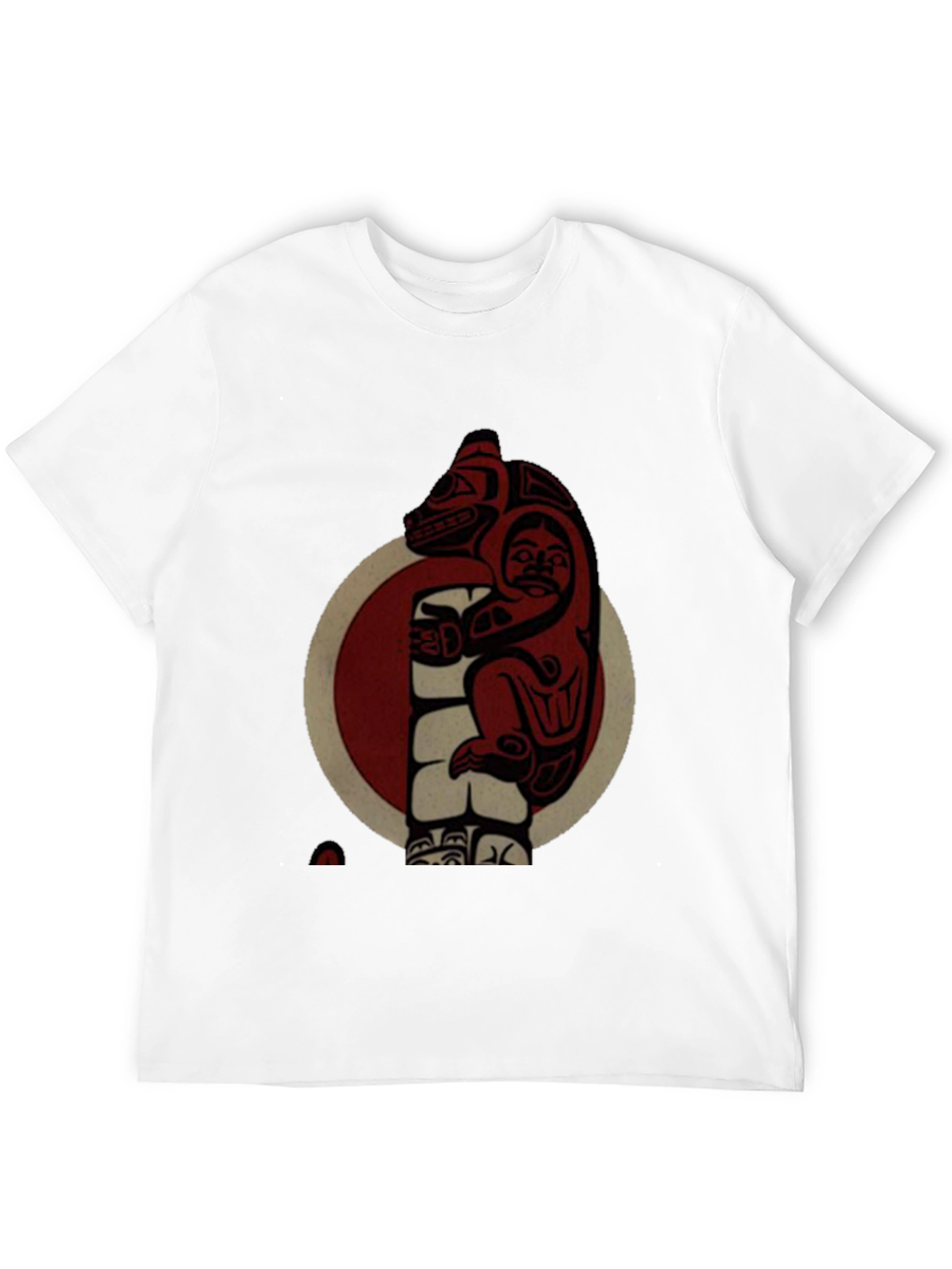 Native Art Bear Graphic T-Shirt