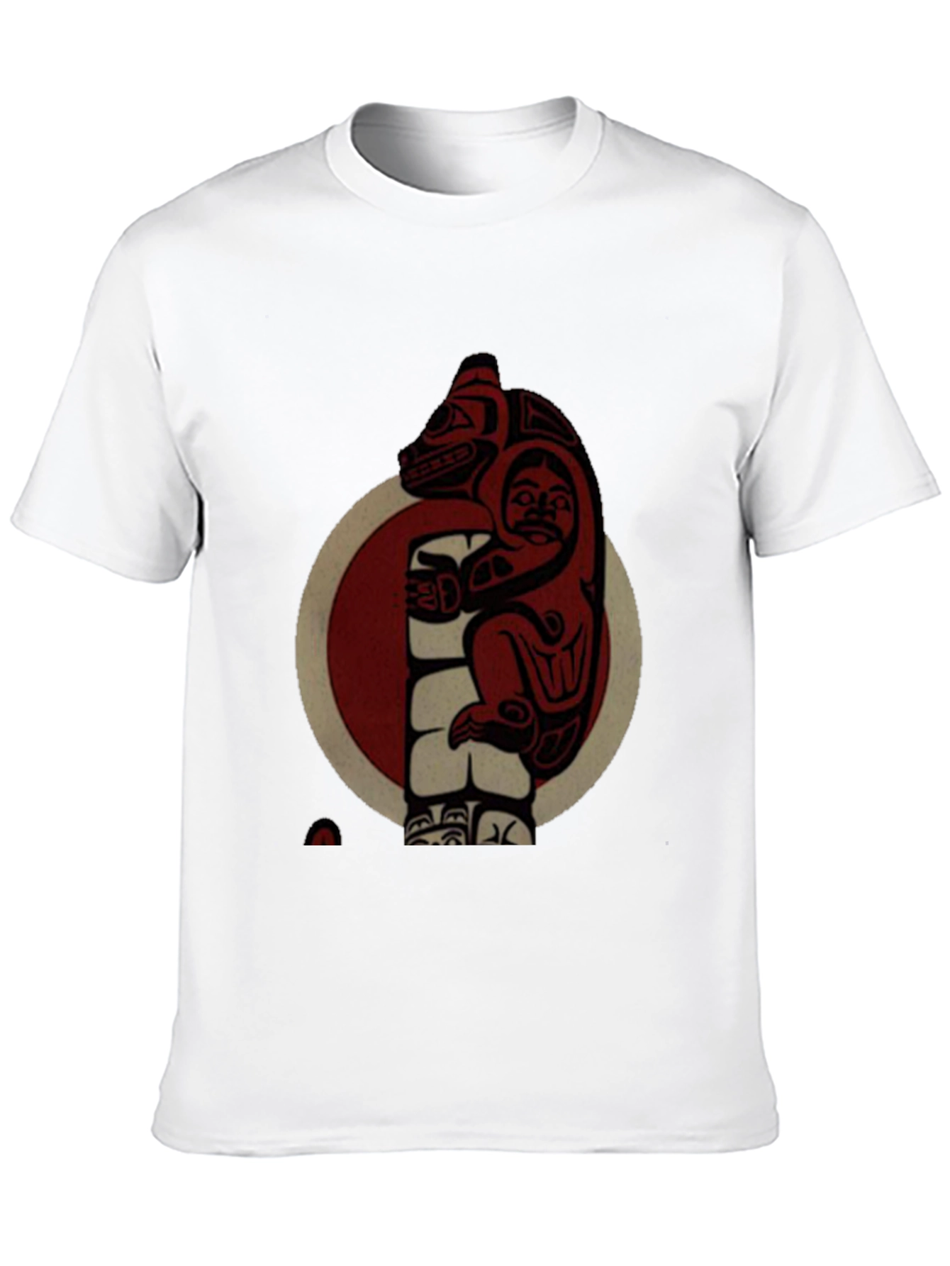 Native Art Bear Graphic T-Shirt