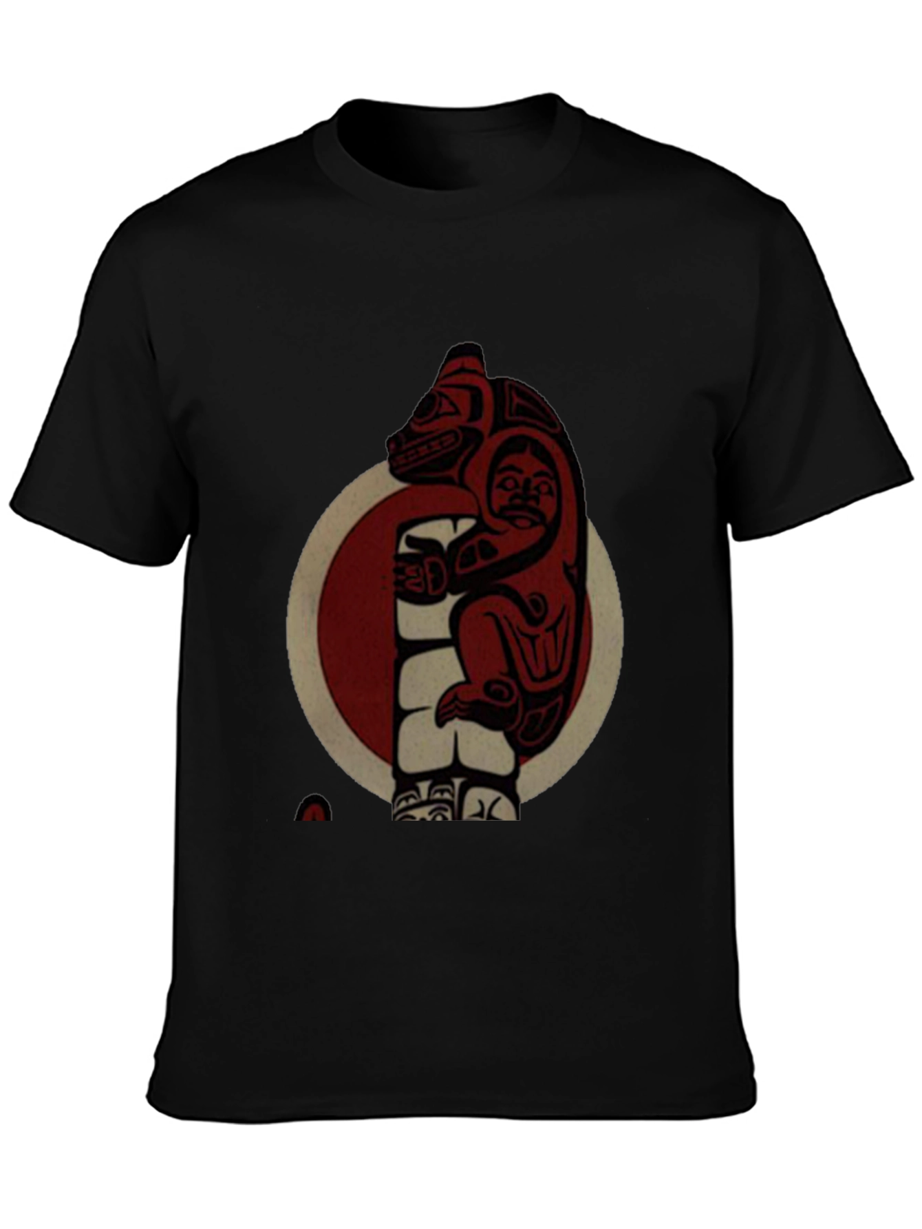 Native Art Bear Graphic T-Shirt