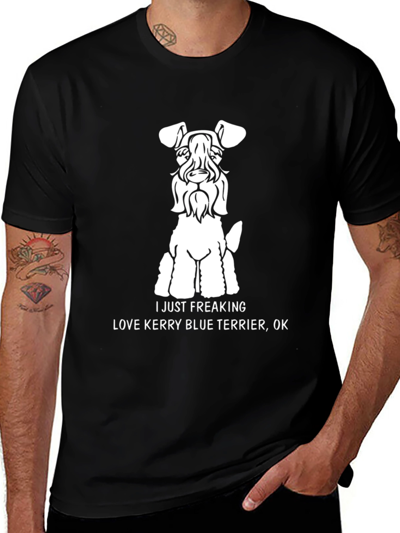 Kerry Blue Terrier Graphic T-Shirt