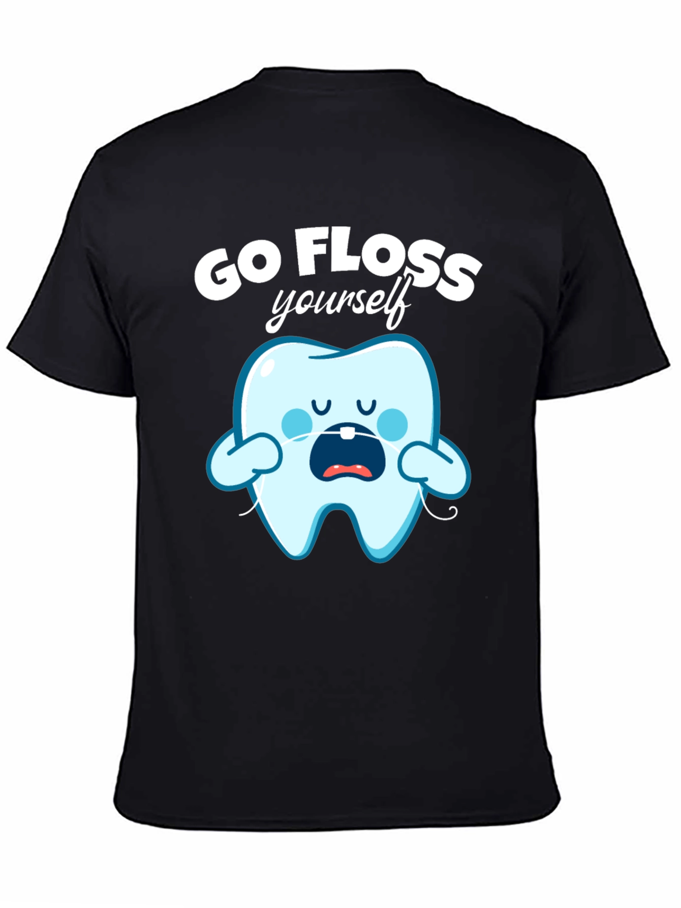 Go Floss Yourself Funny Tooth T-Shirt