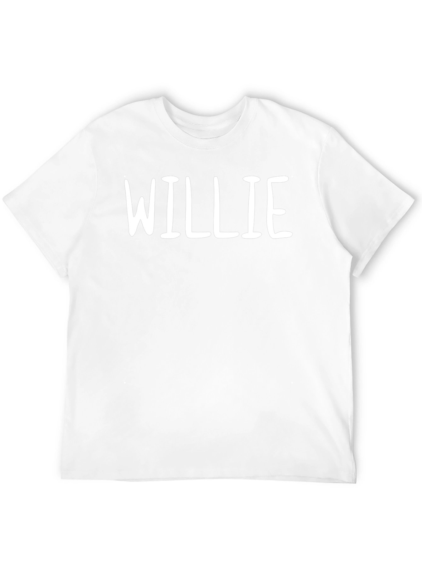 Willie Graphic T-Shirt - Black Crew Neck Tee