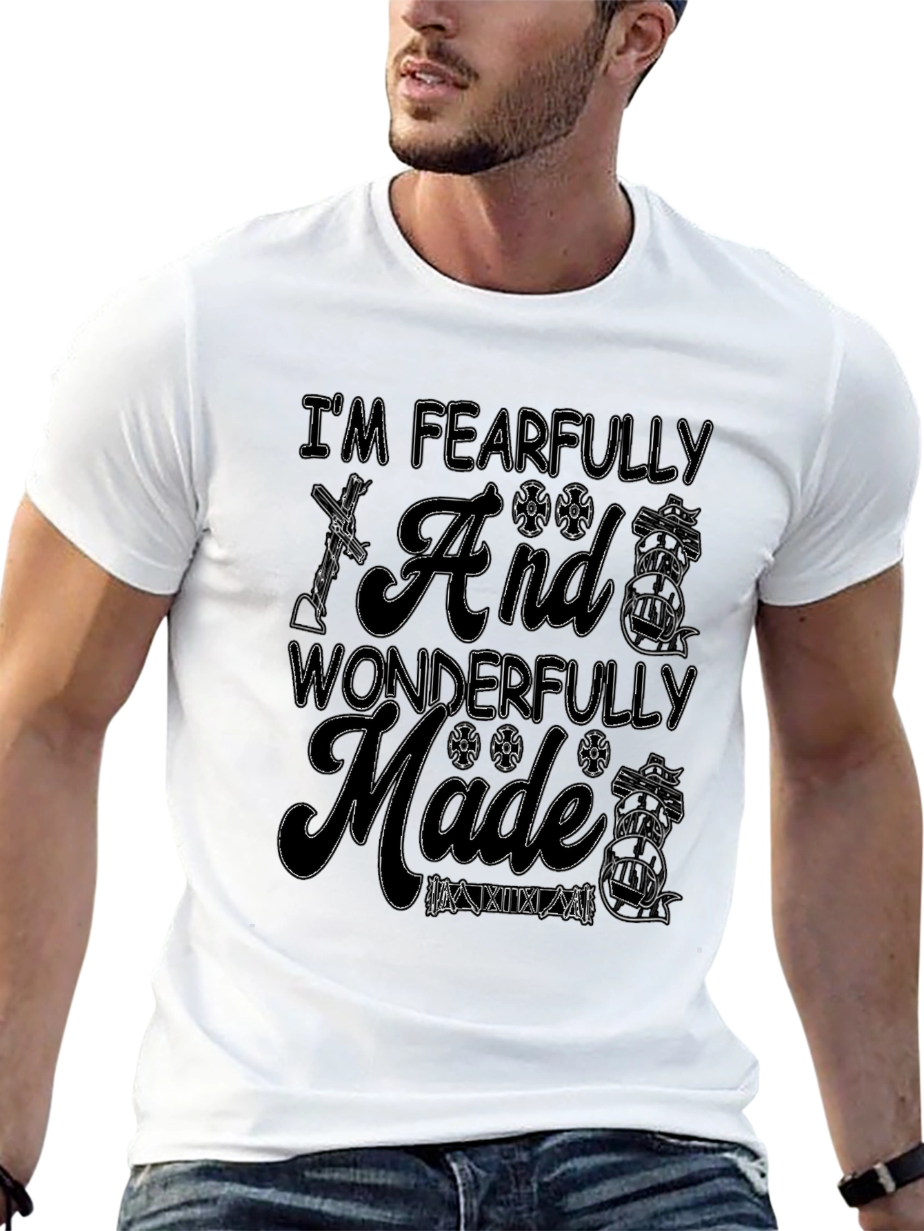 Fearfully and Wonderfully Made Graphic T-Shirt