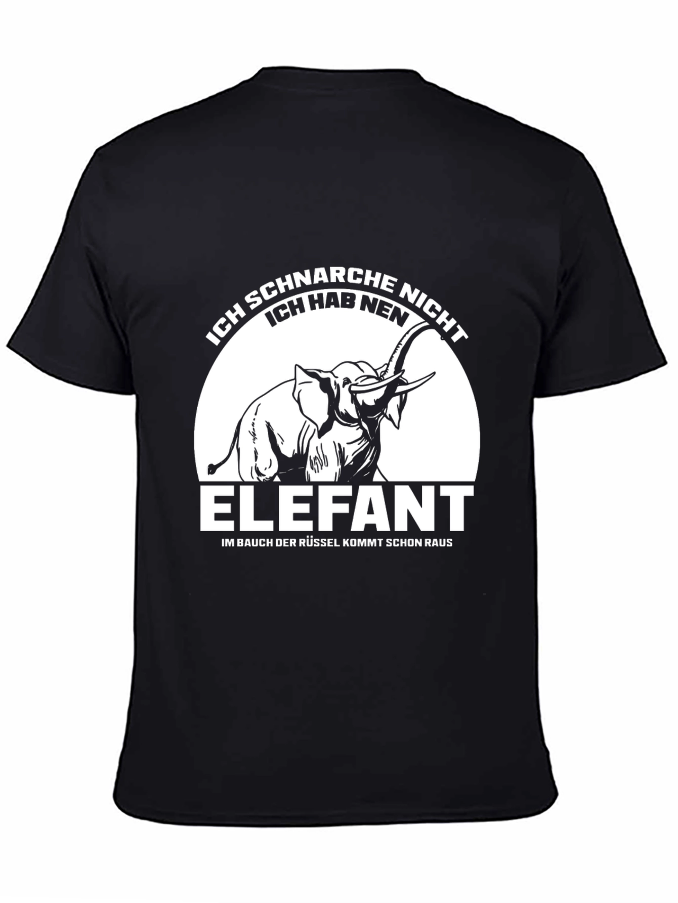 Ich Schnarche Nicht Elephant T-Shirt