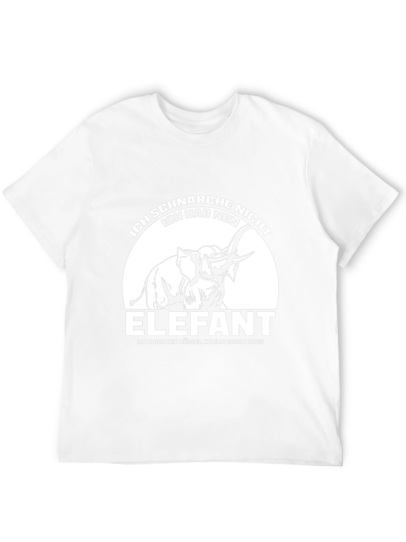 Ich Schnarche Nicht Elephant T-Shirt