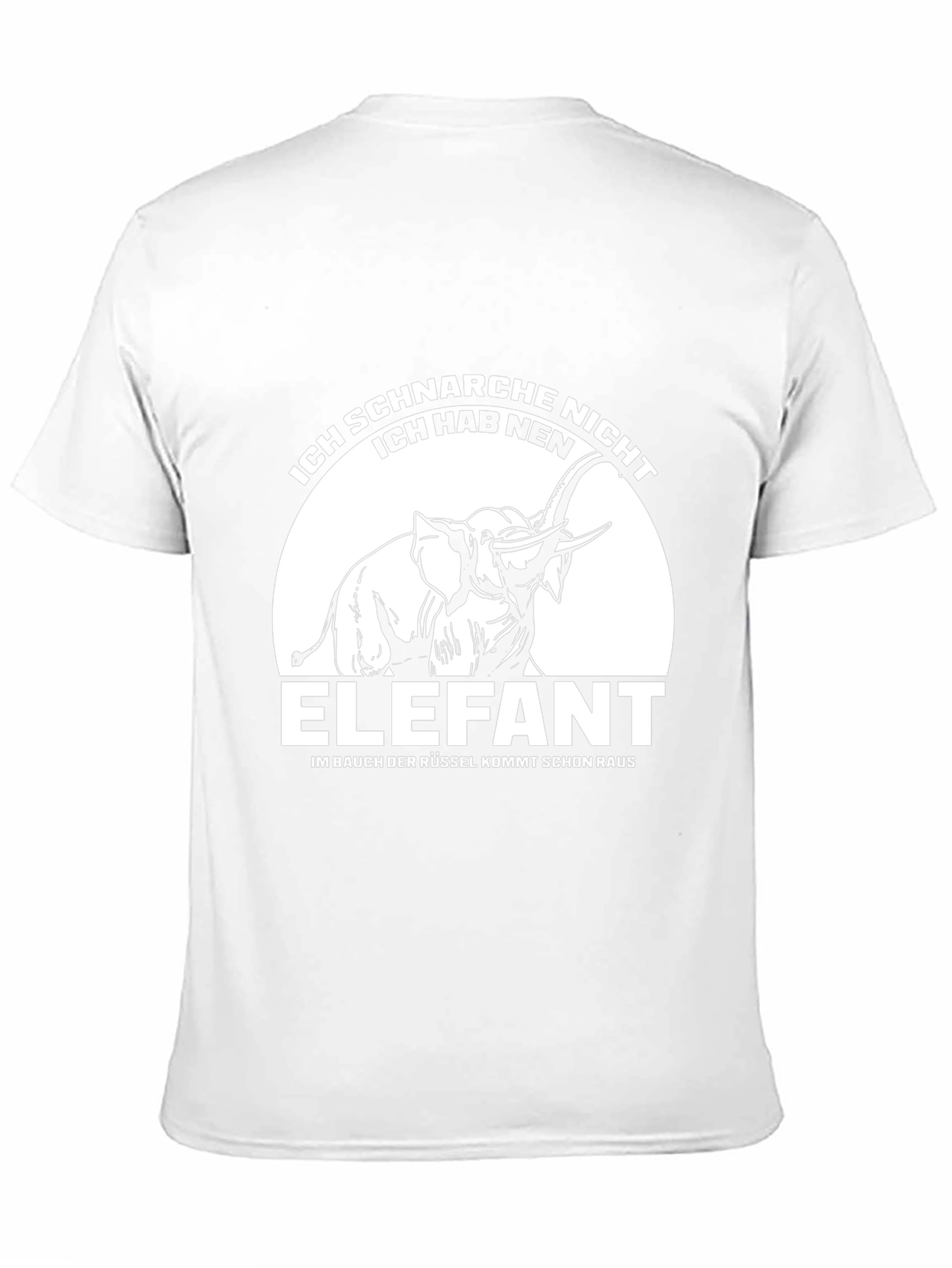 Ich Schnarche Nicht Elephant T-Shirt