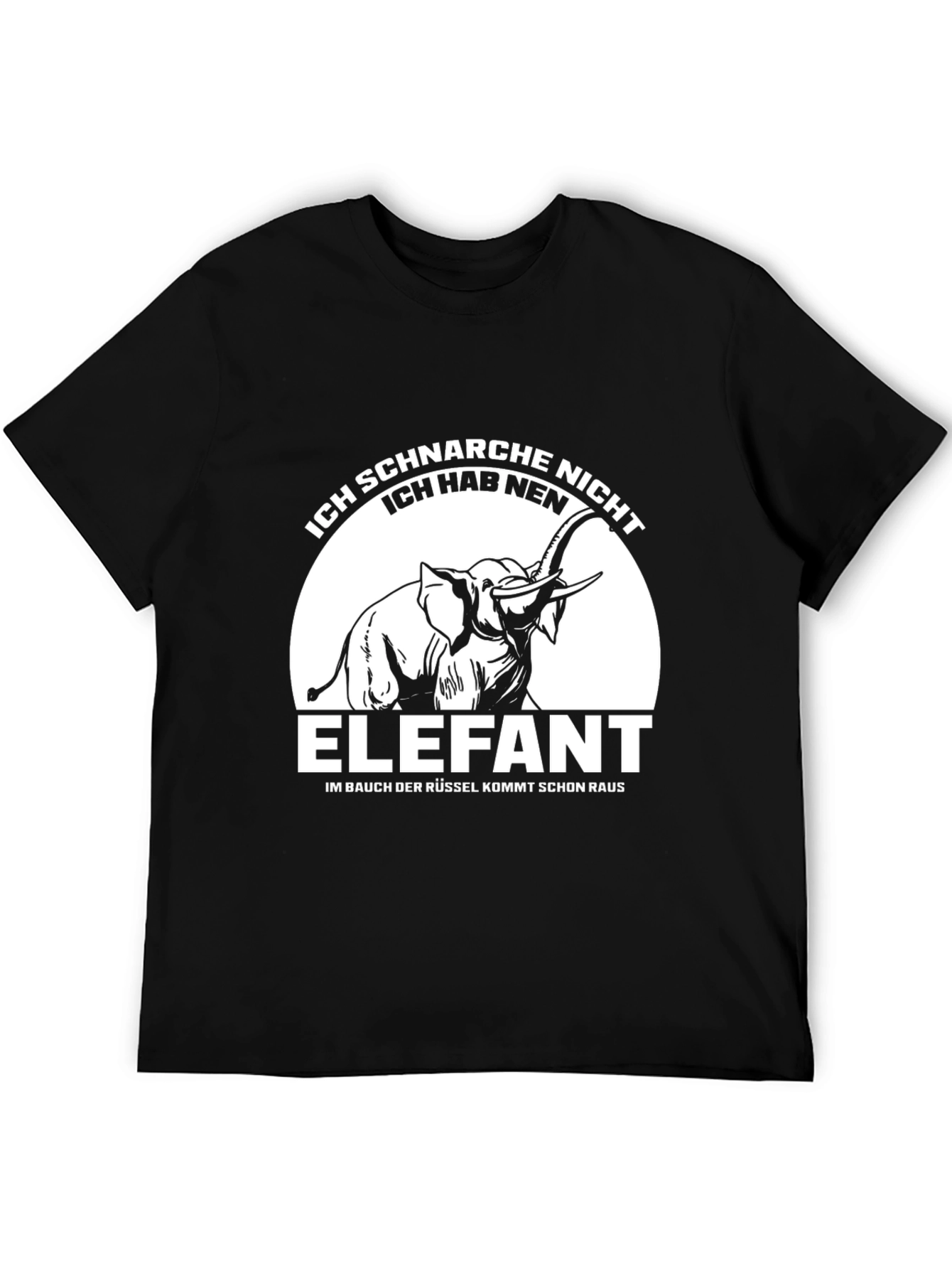 Ich Schnarche Nicht Elephant T-Shirt