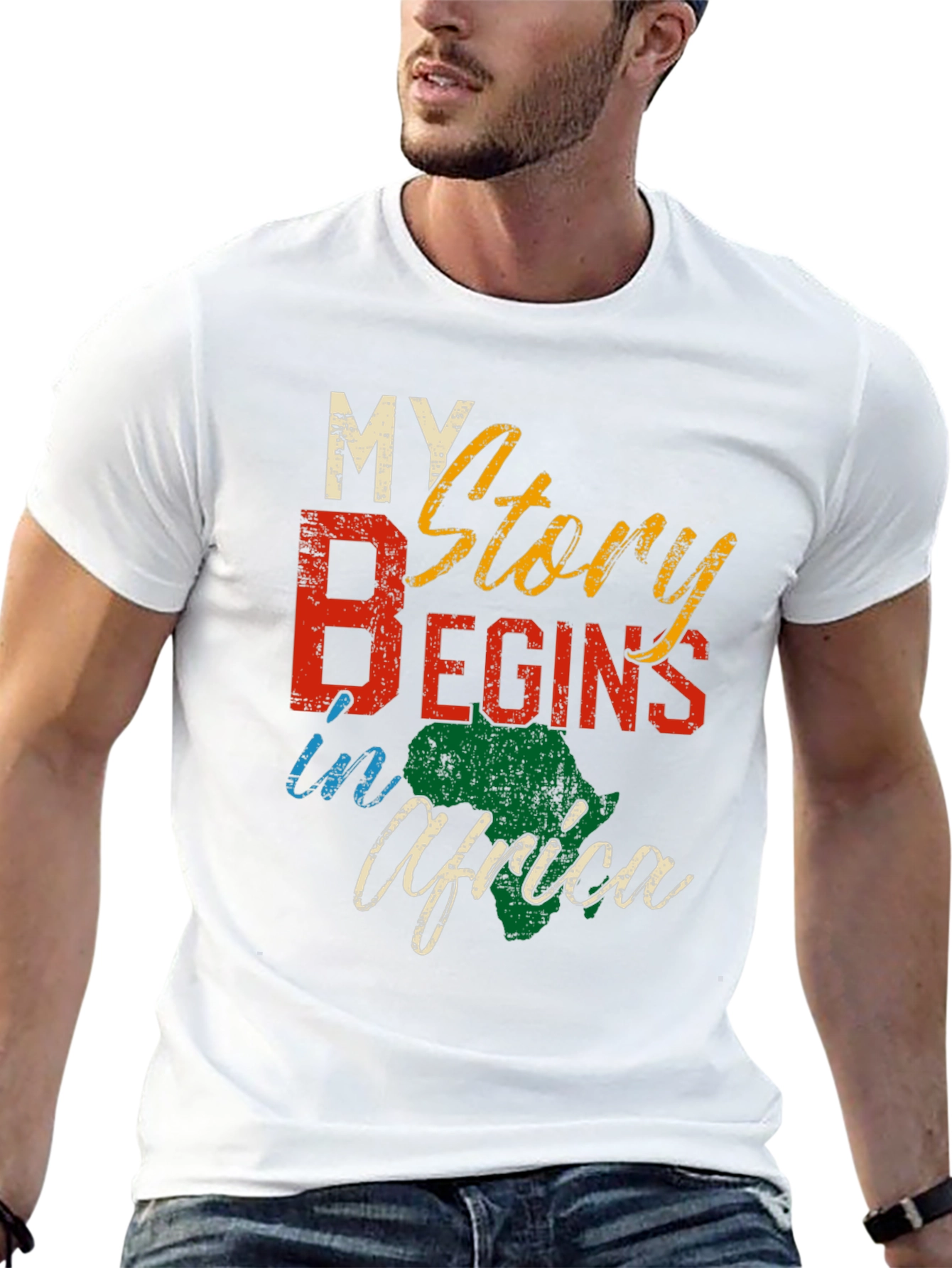 My Story Begins in Africa T-Shirt