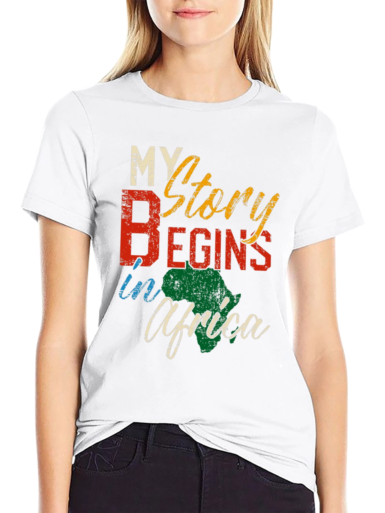 My Story Begins in Africa T-Shirt