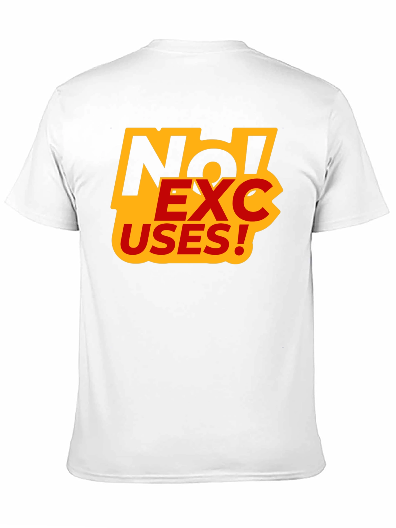 No Excuses Black Graphic Tee