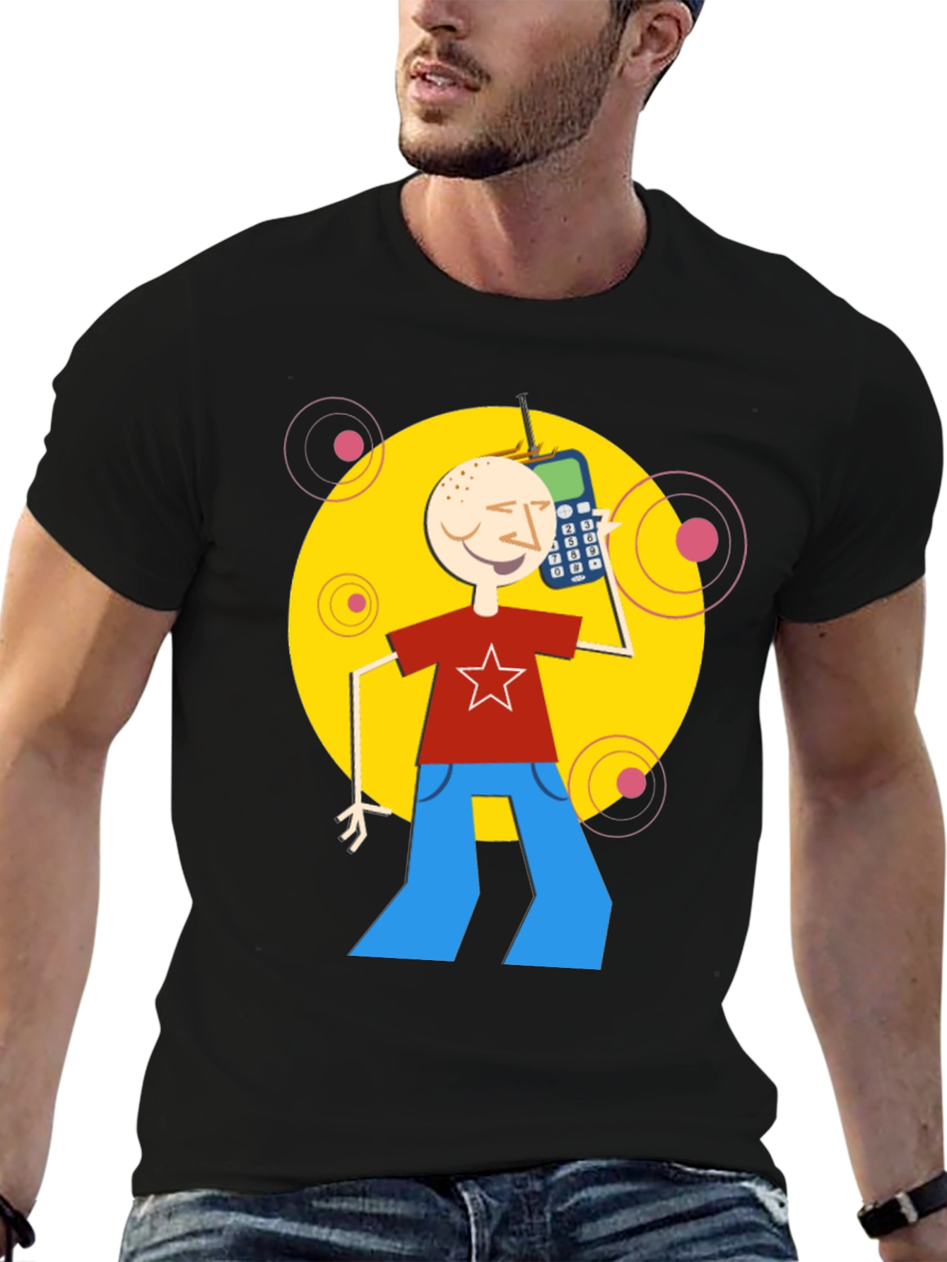 Retro Cellphone Graphic Tee